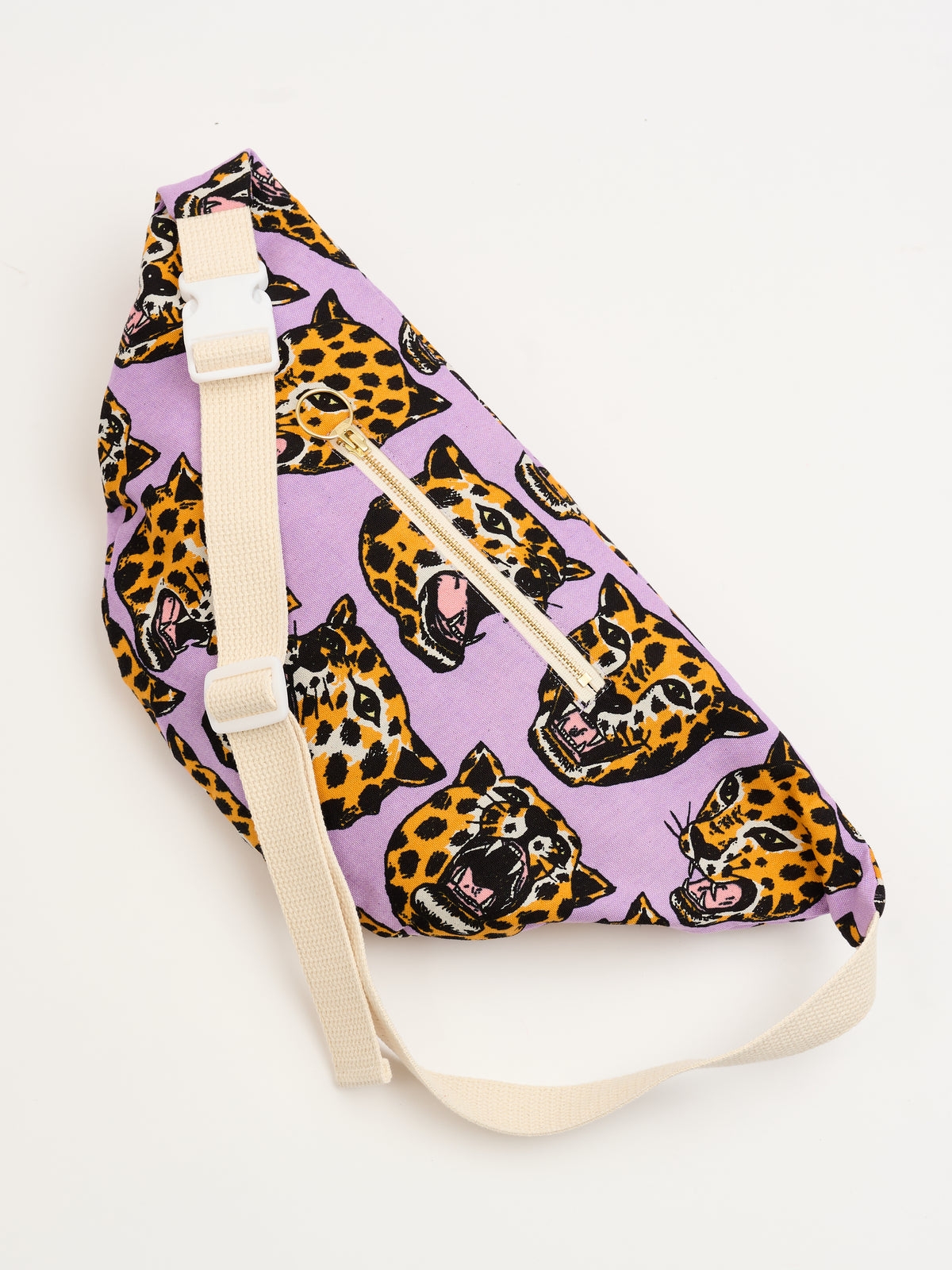 Mini Messenger Bag - Cheetah Head