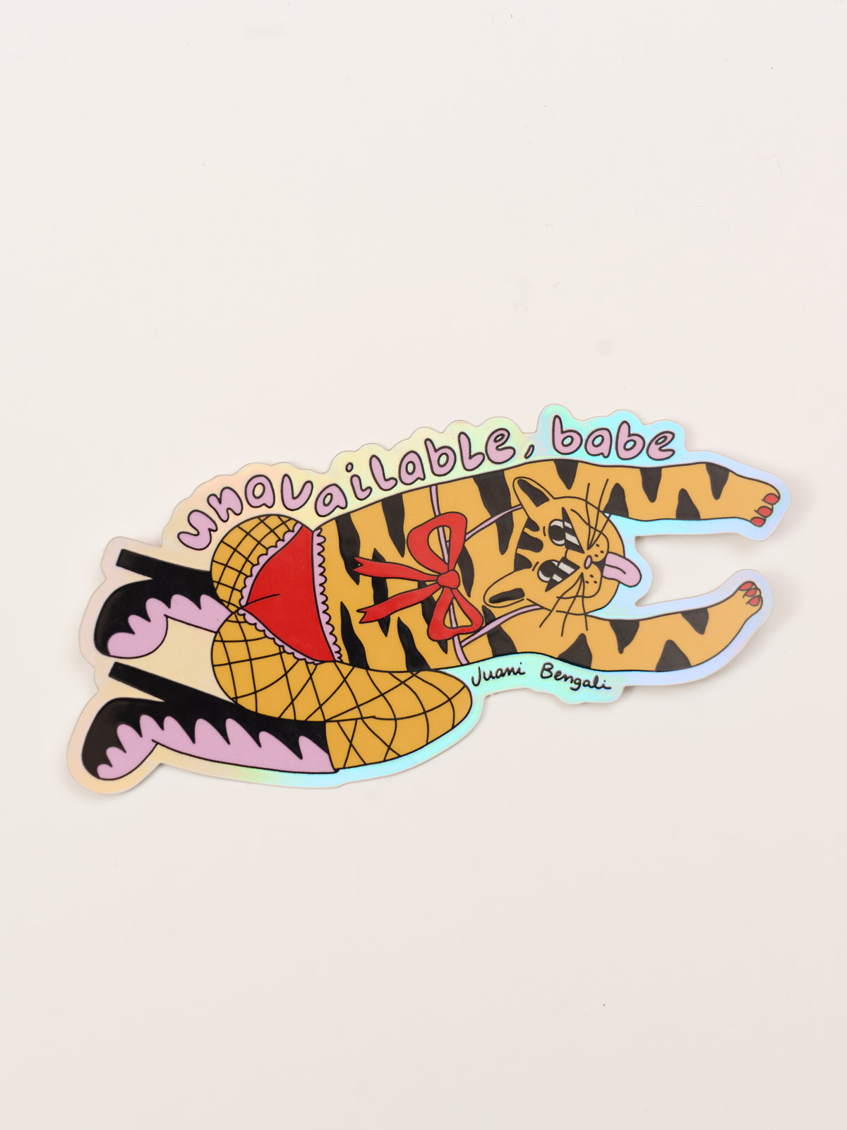 Unavailable Babe Sticker