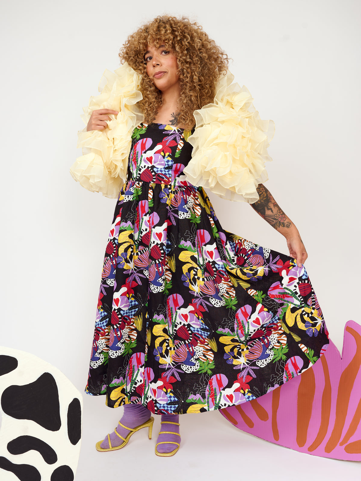 Linen Princess Dress Organic Chaos