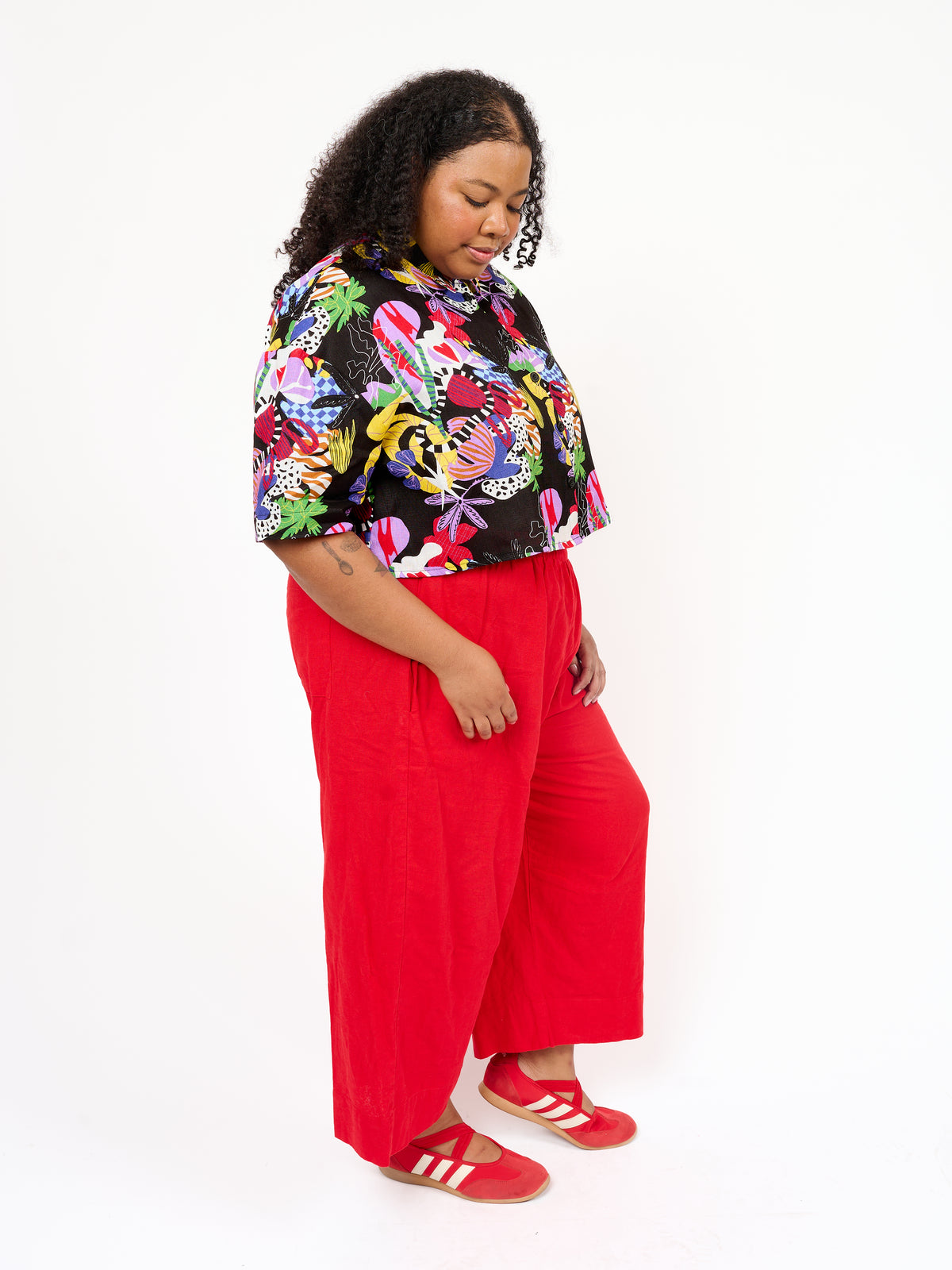 Linen Olivia Top Organic Chaos
