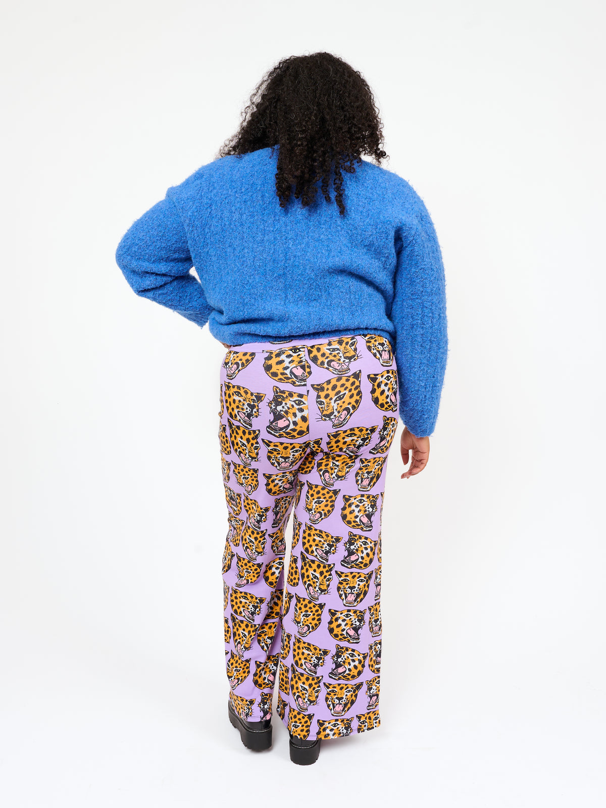Palazzo Pant Cheetah Head