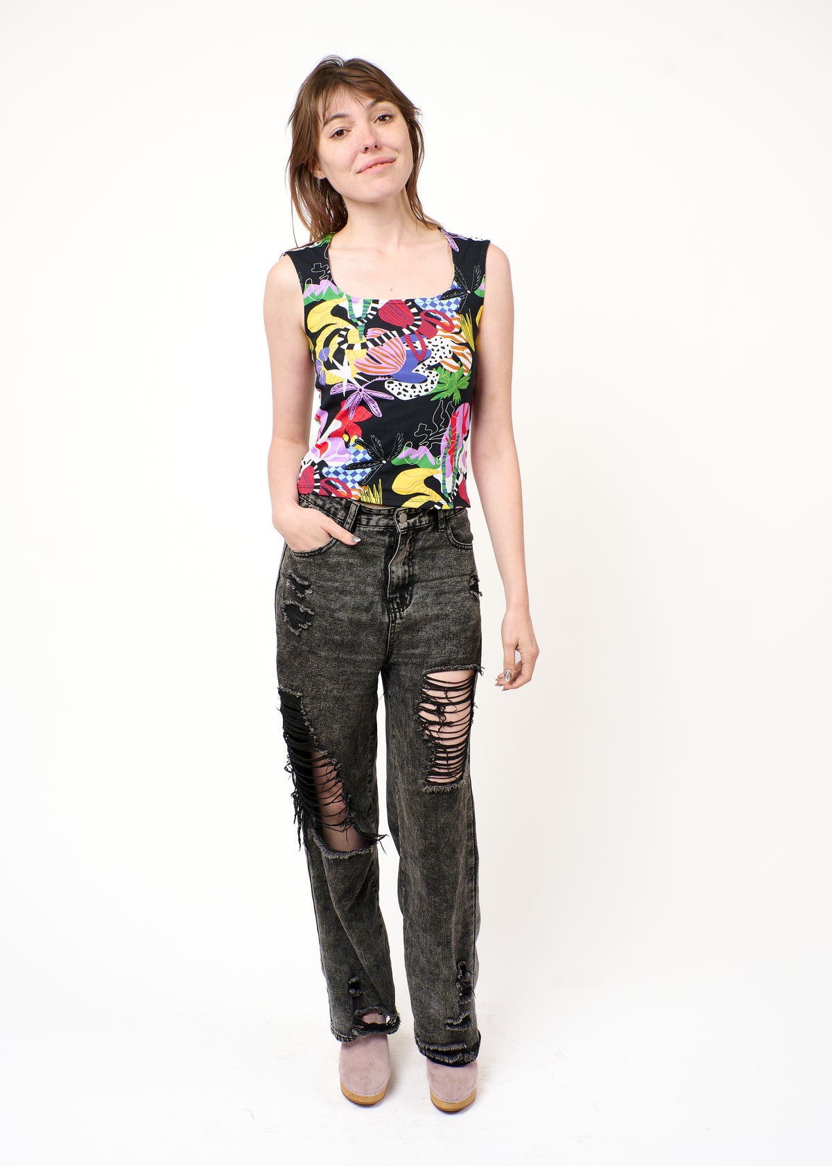 Scoop Top Organic Chaos