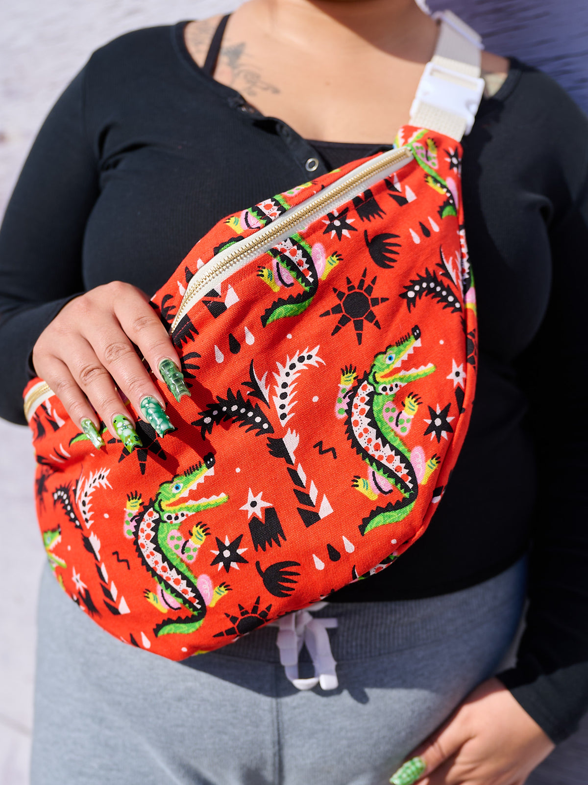 Mini Messenger Bag - Crocodilo