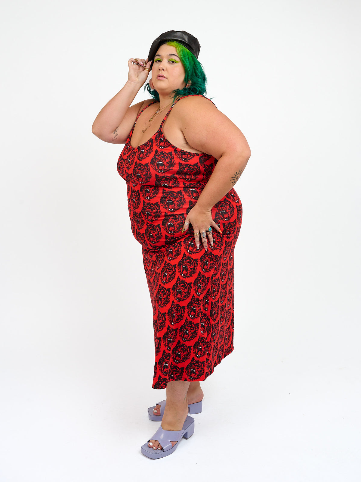 Spaghetti Slip Dress Wolverine