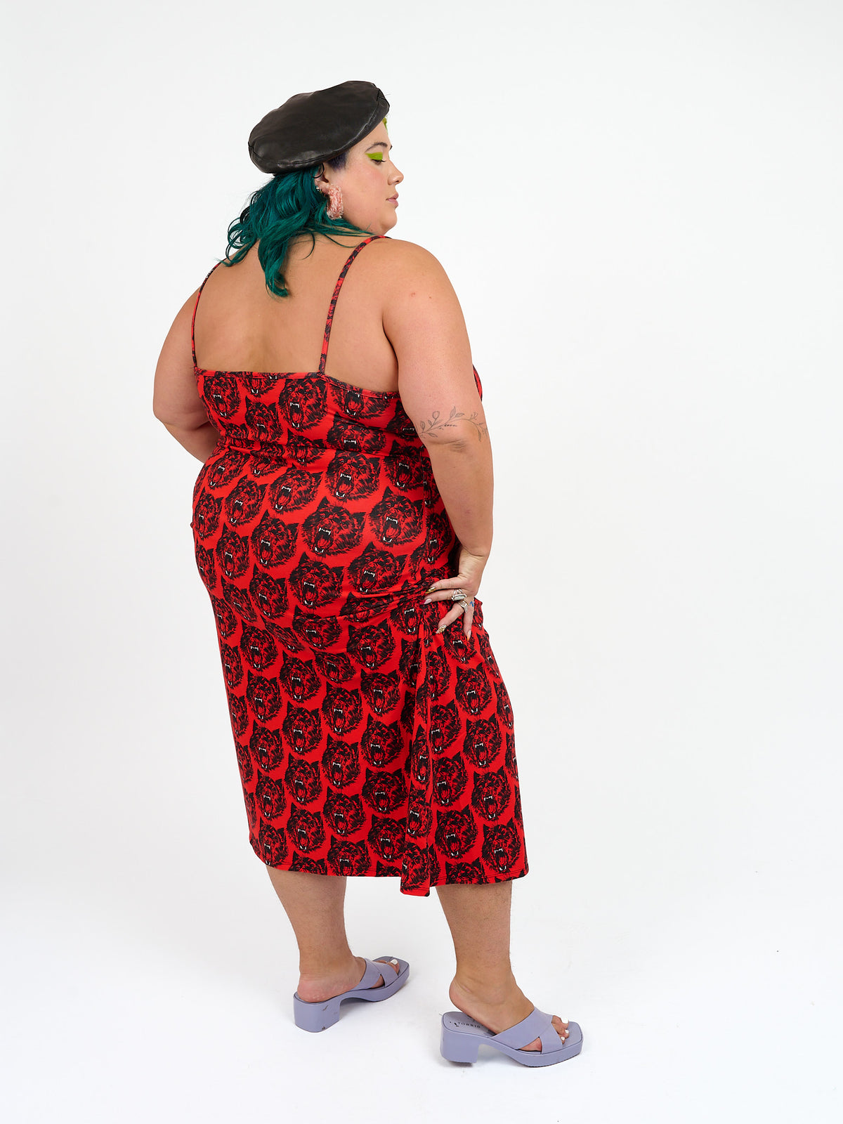 Spaghetti Slip Dress Wolverine