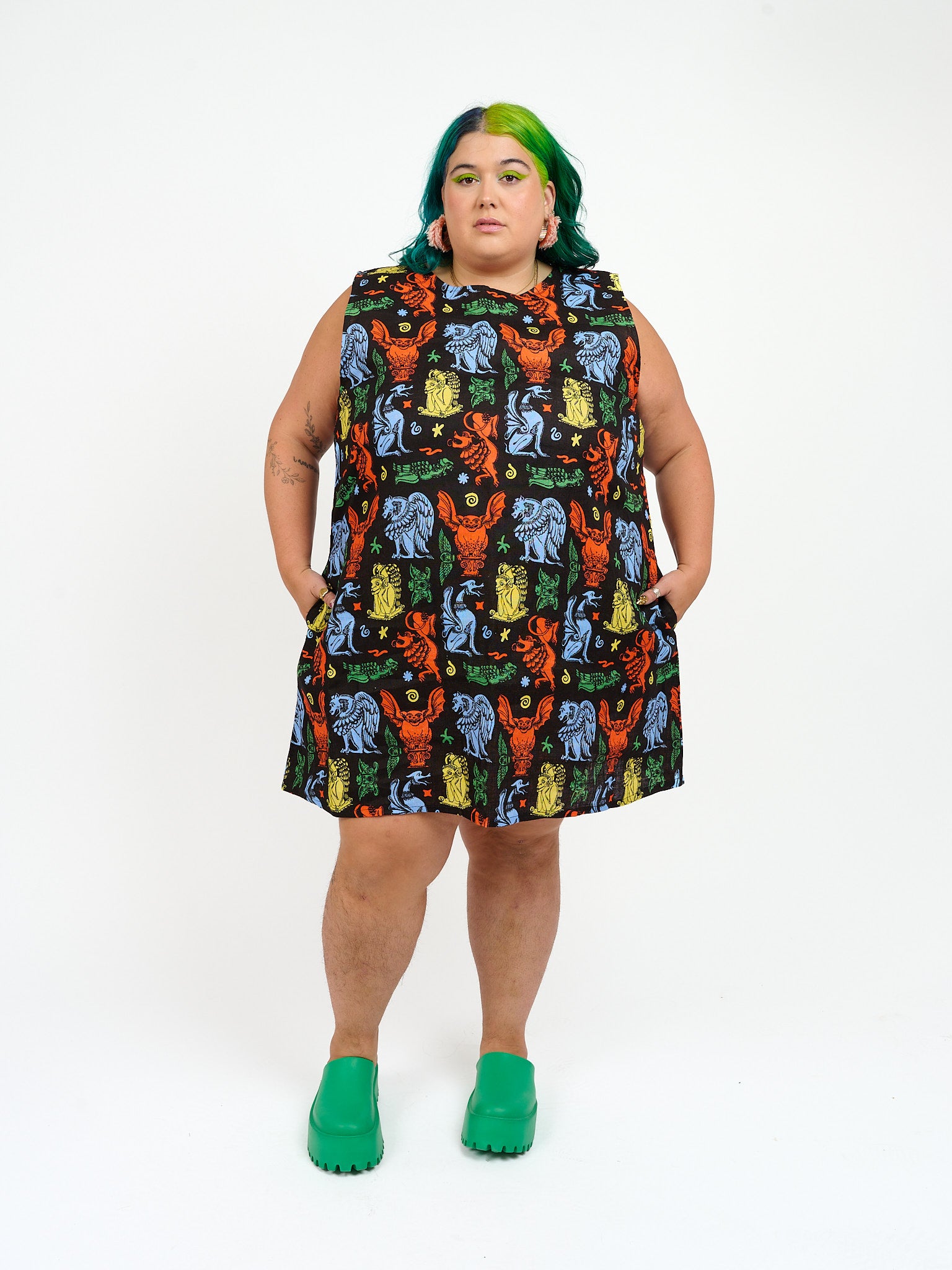 Linen Romy Dress Gargoyles