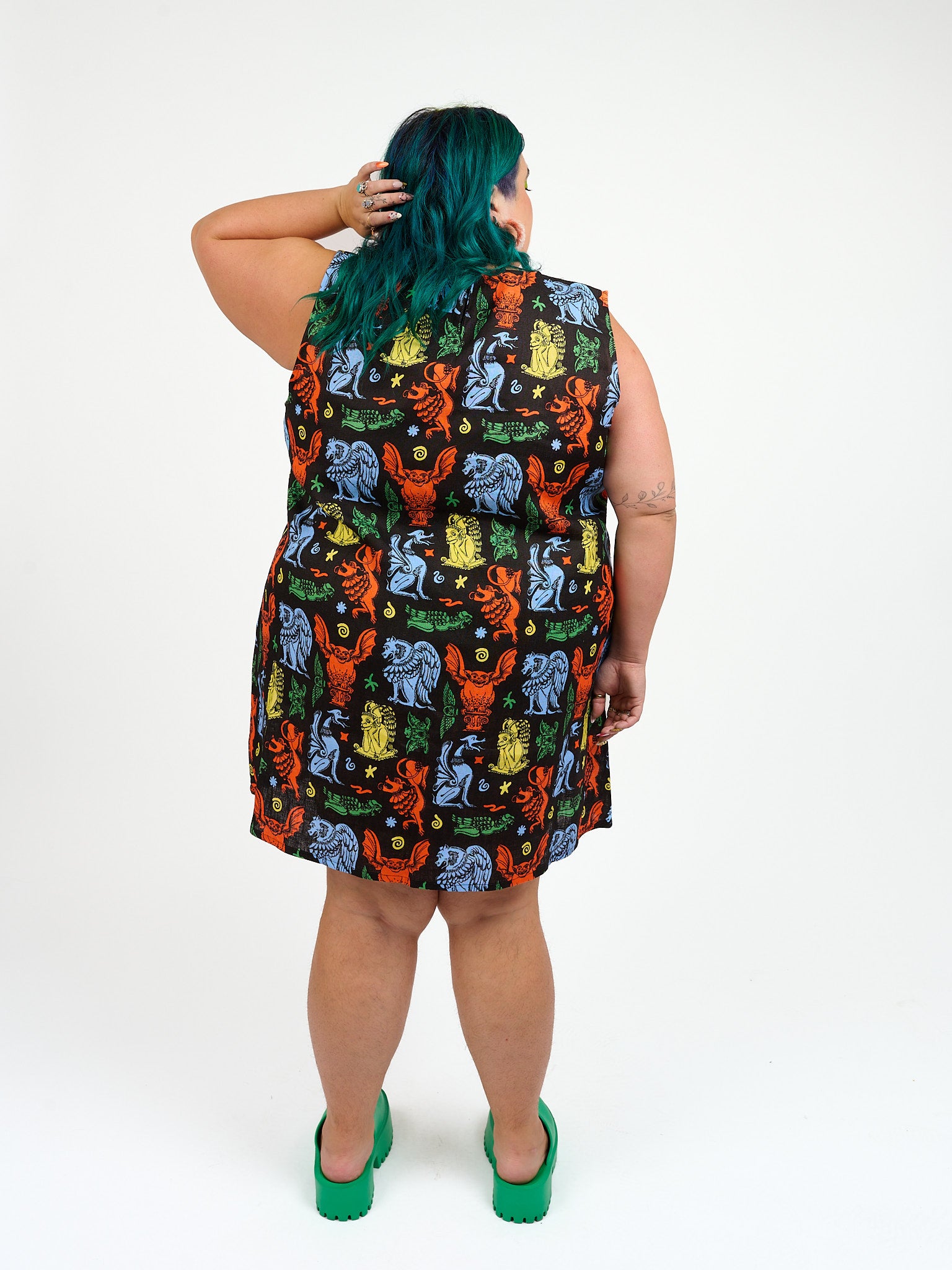Linen Romy Dress Gargoyles