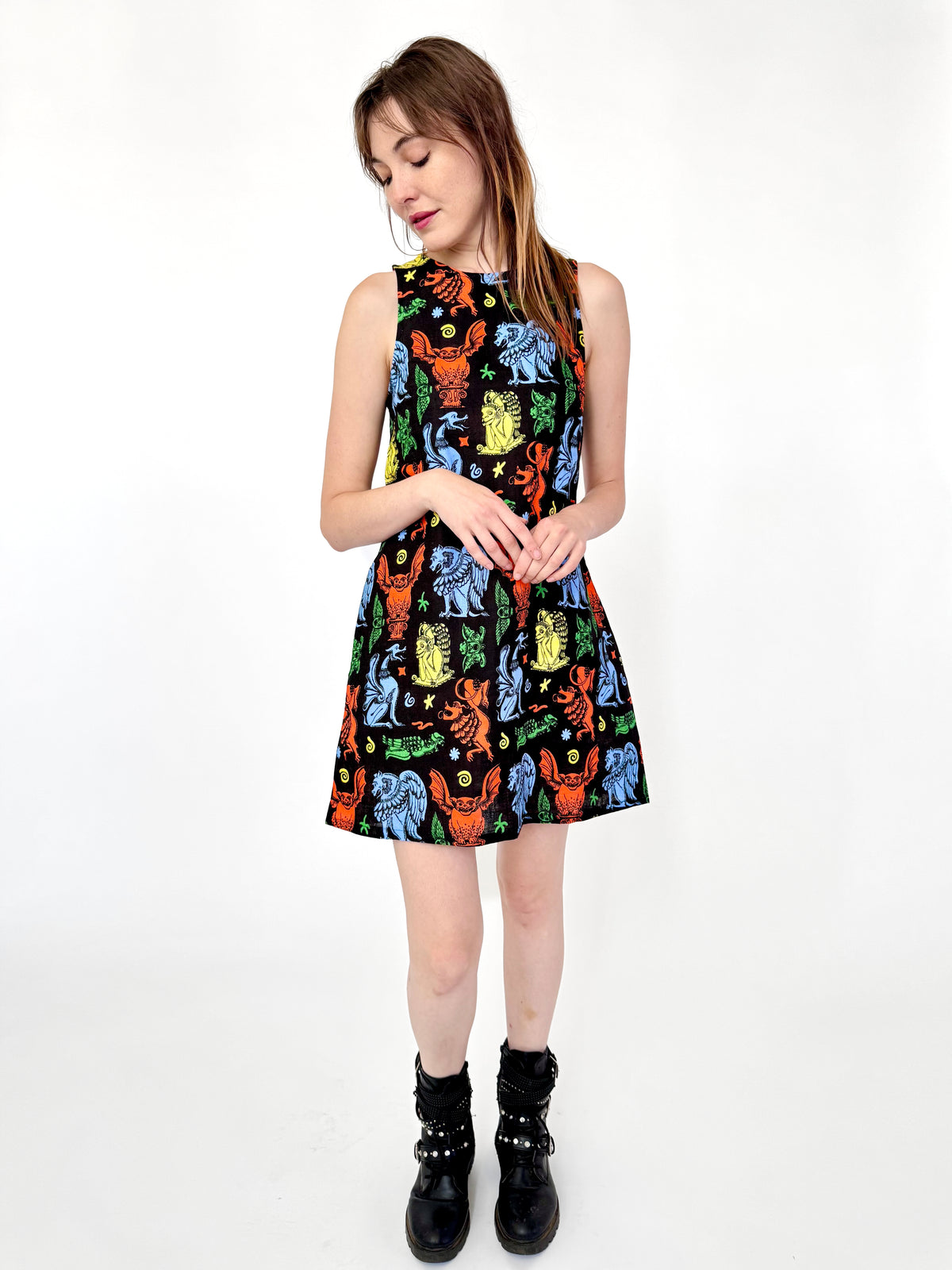 Linen Romy Dress Gargoyles