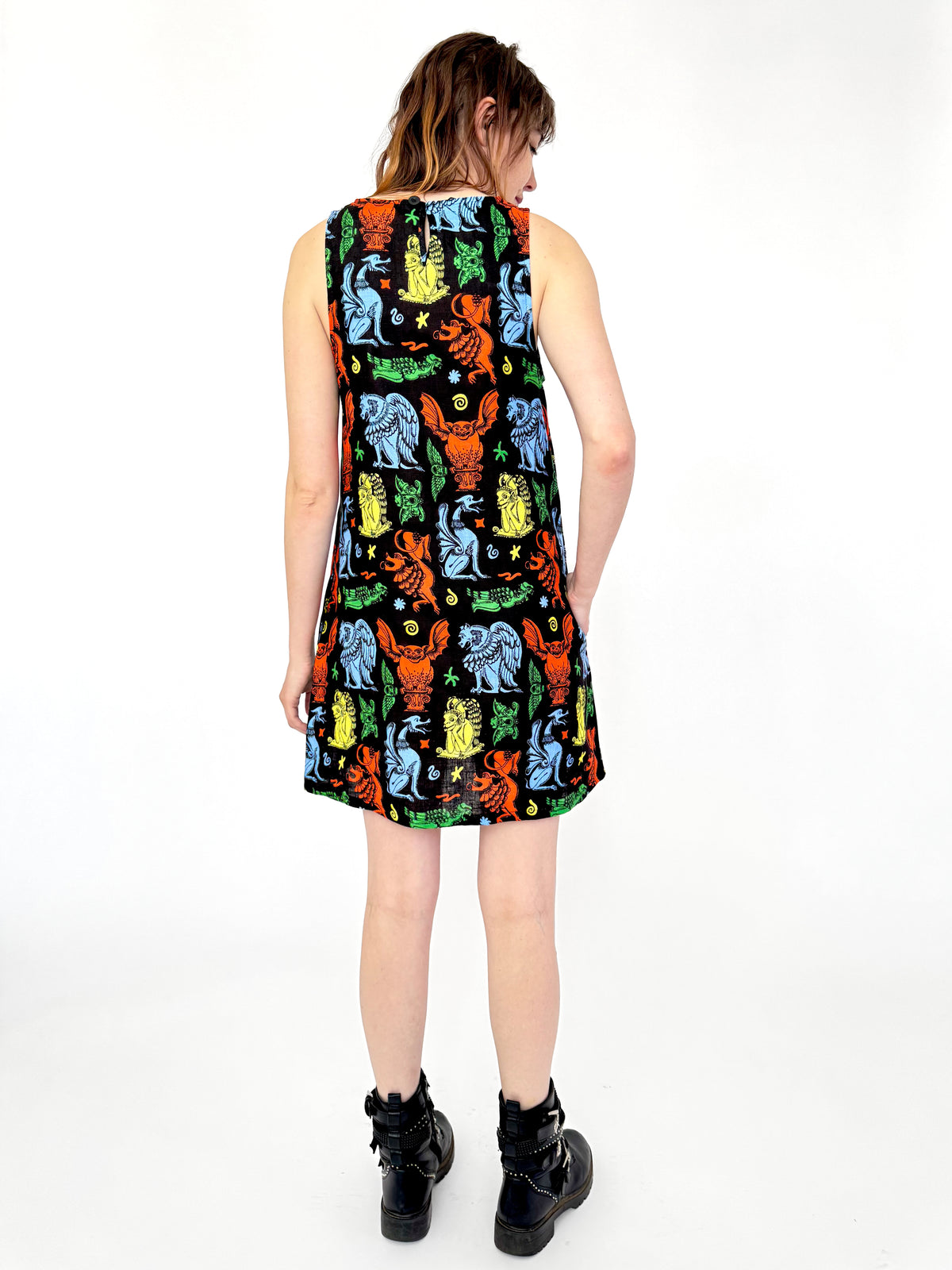 Linen Romy Dress Gargoyles