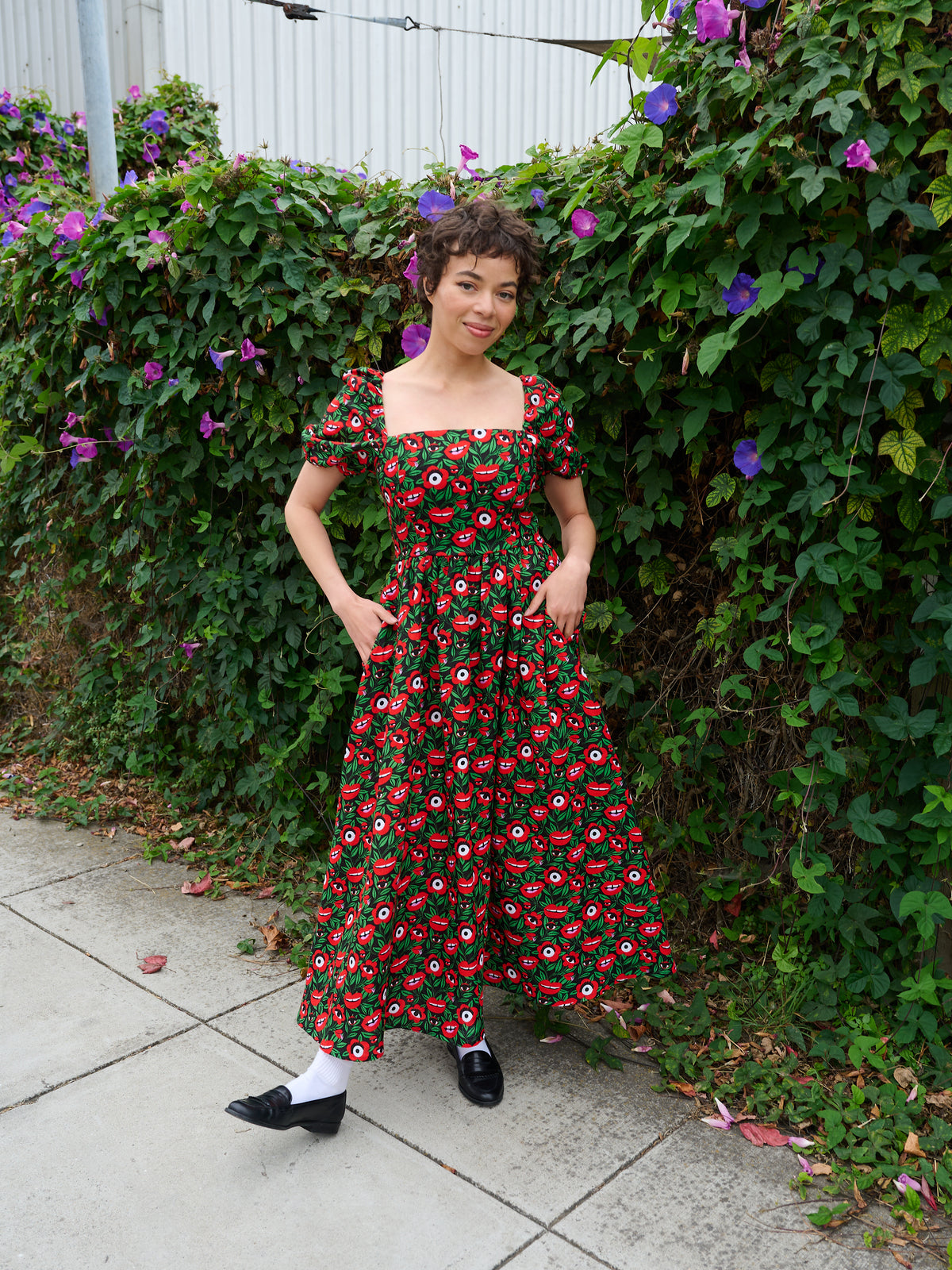Linen Princess Dress Poison Ivy