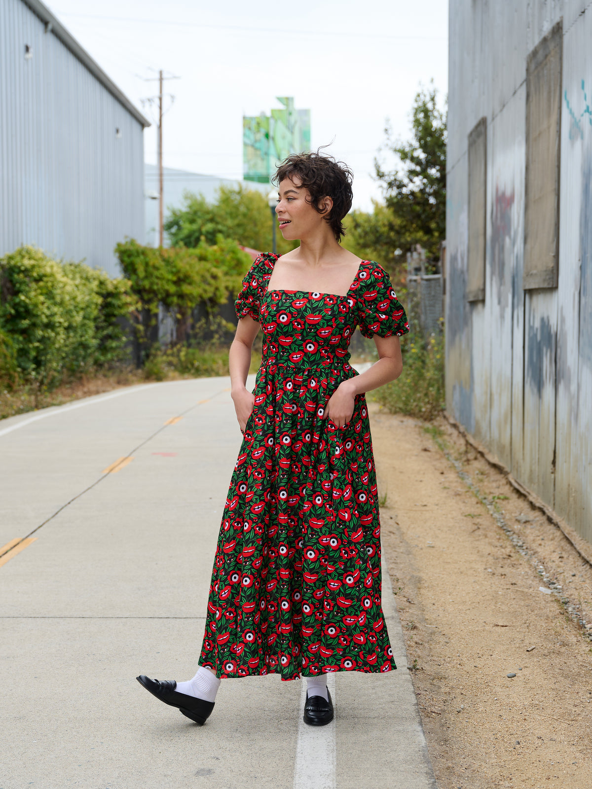 Linen Princess Dress Poison Ivy