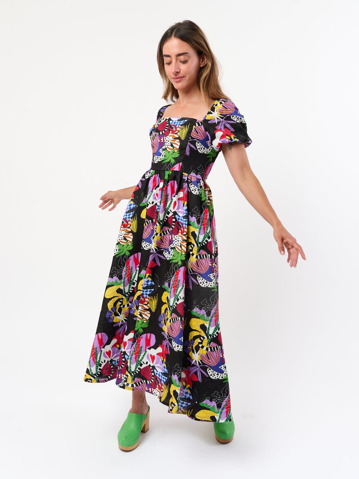 Linen Princess Dress Organic Chaos