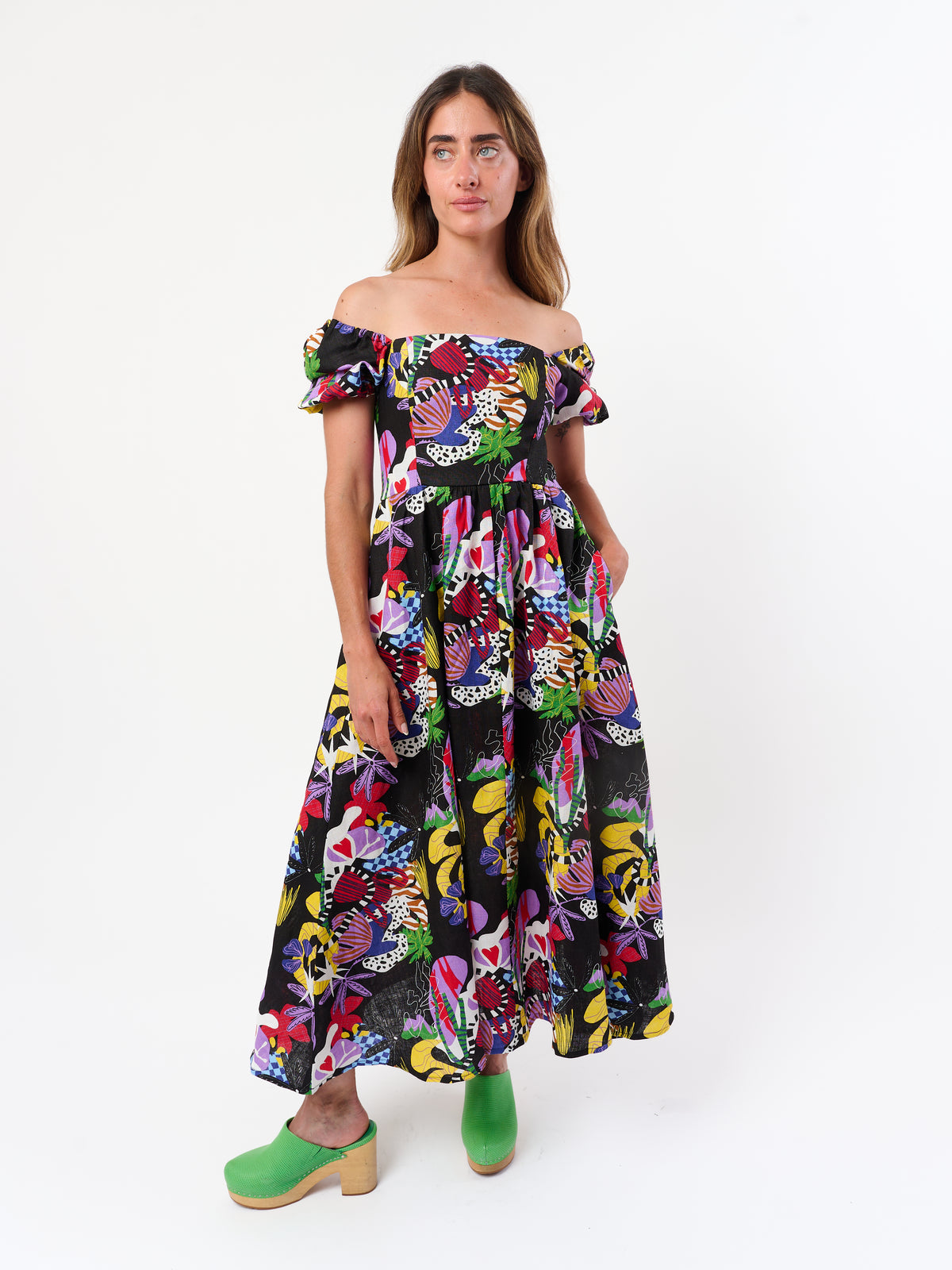 Linen Princess Dress Organic Chaos