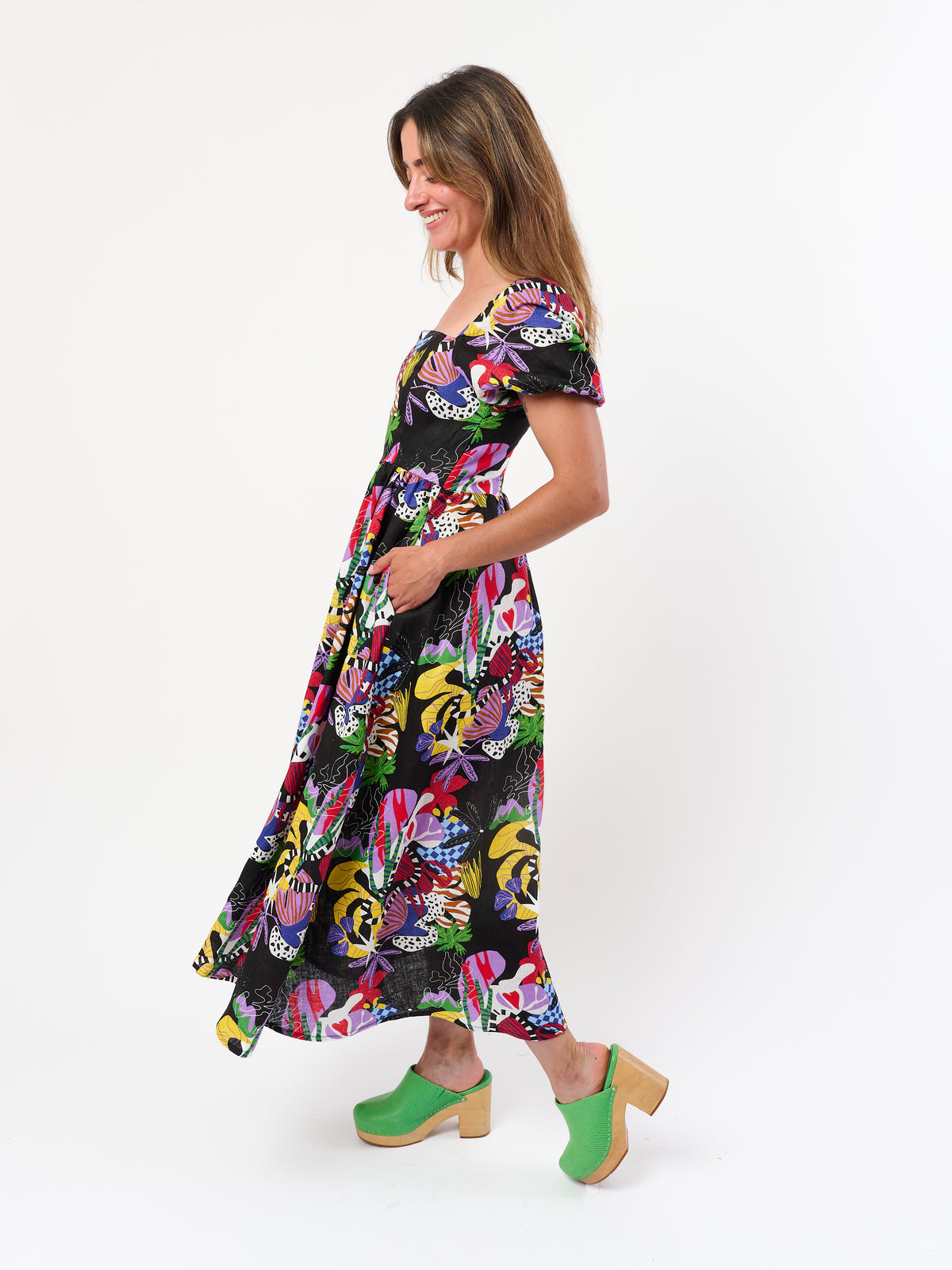 Linen Princess Dress Organic Chaos