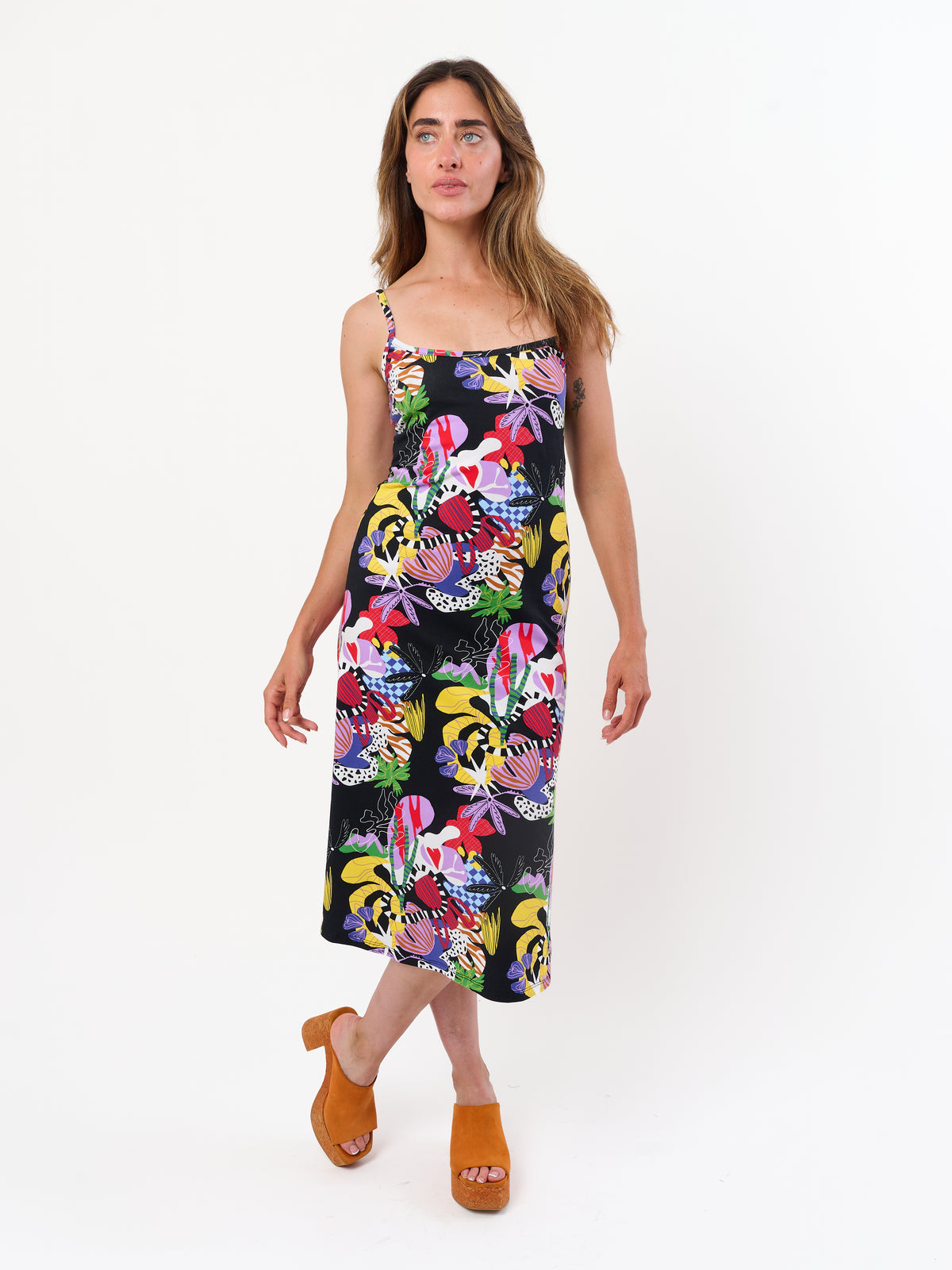 Spaghetti Slip Dress Organic Chaos
