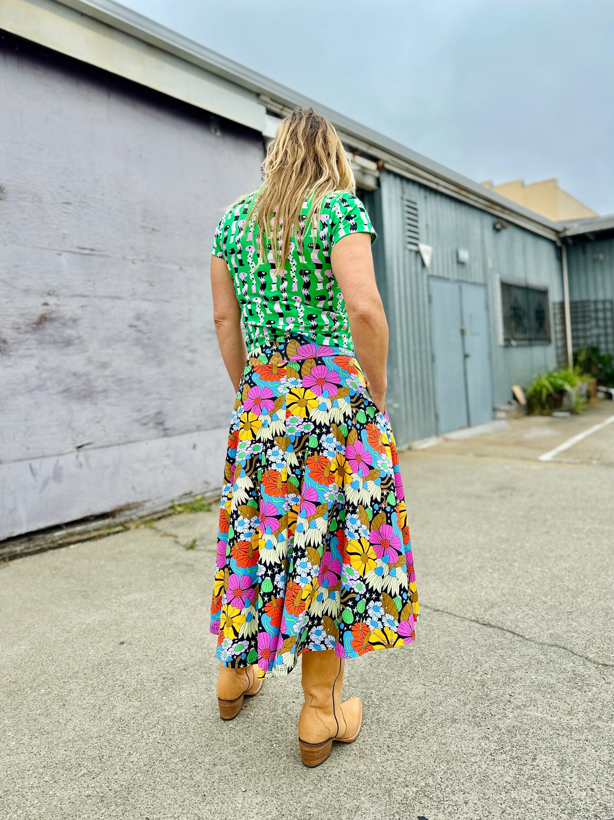 Francis Skirt Cosmic Floral