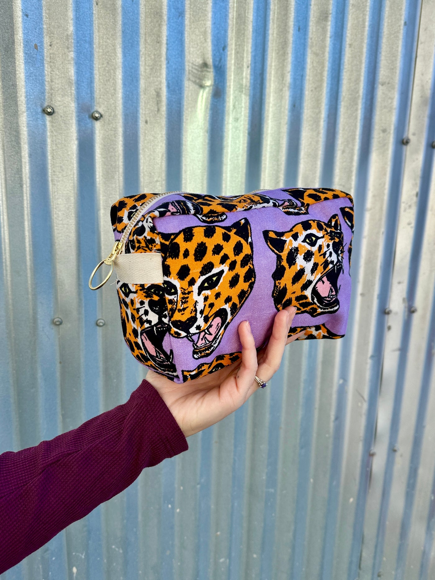 The Dopp Bag Cheetah Head