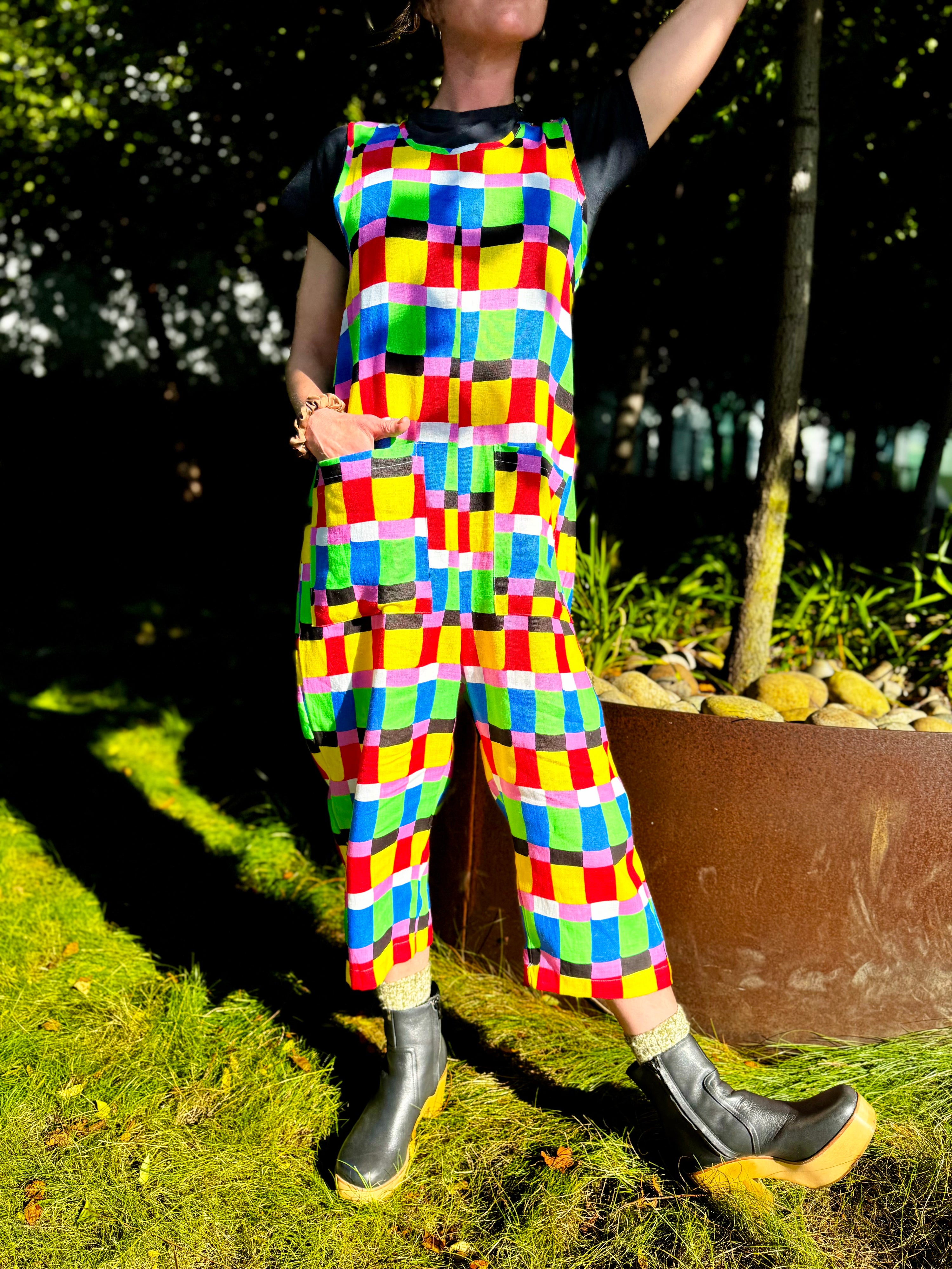 Linen Garden Suit Candy Weave