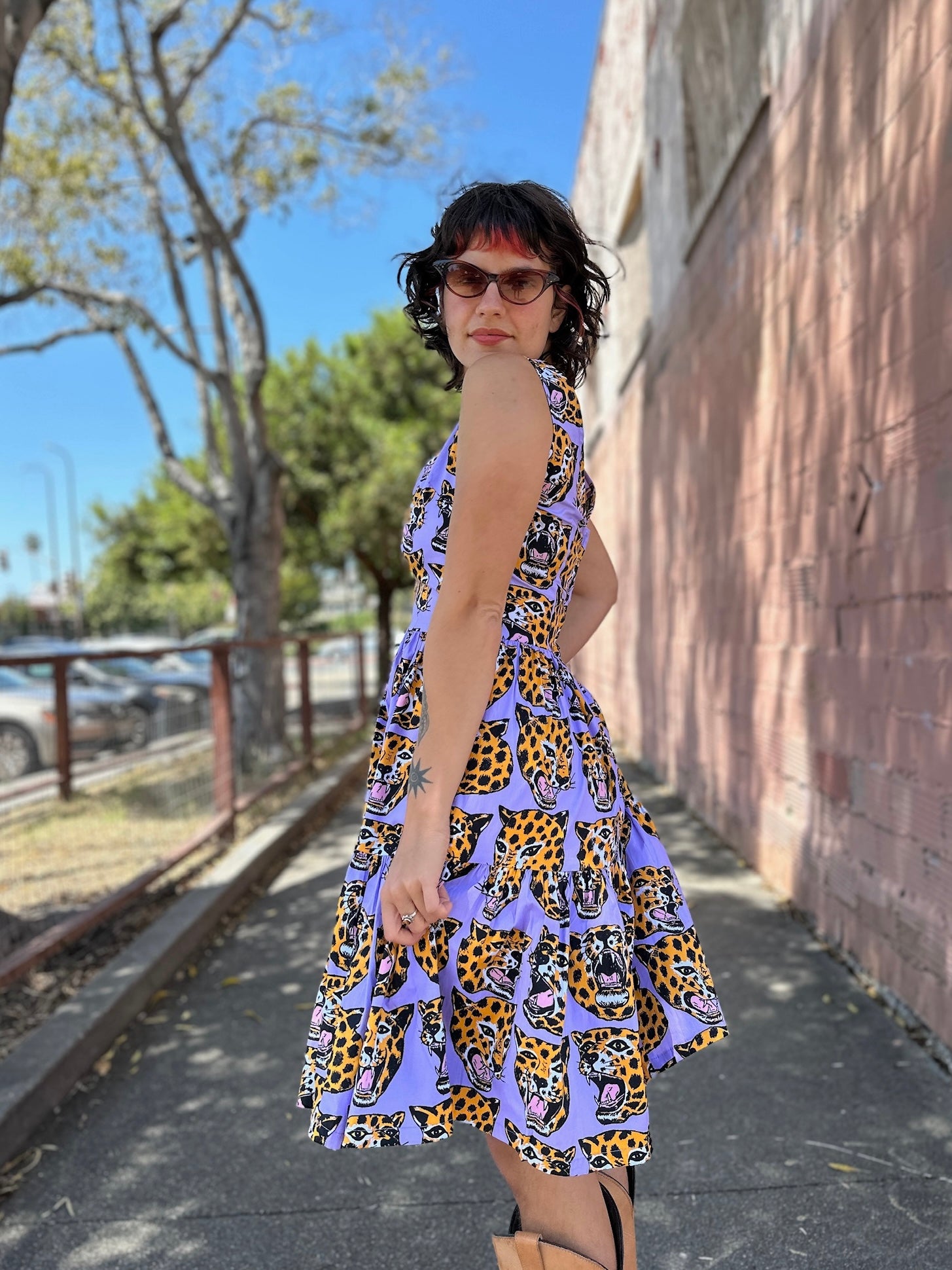 Western Dress Cheetah Head