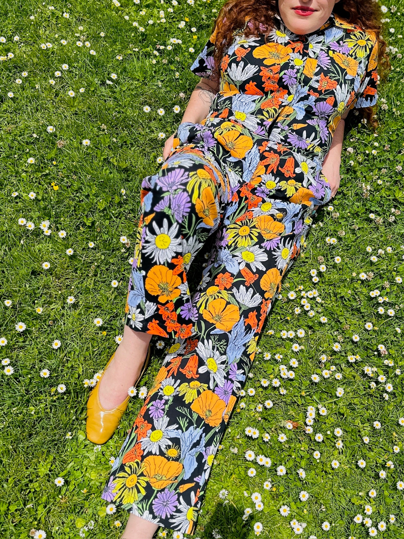Twill Coveralls Wildflowers