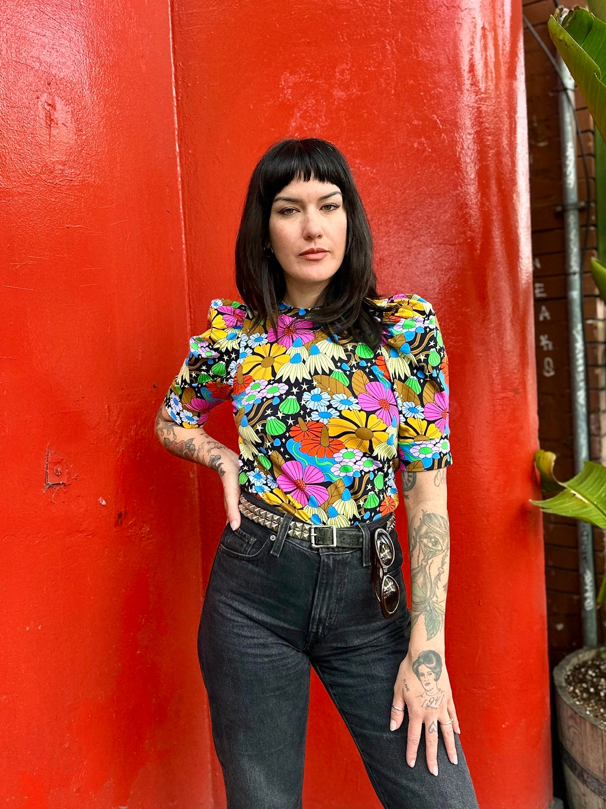 Puff Top Cosmic Floral