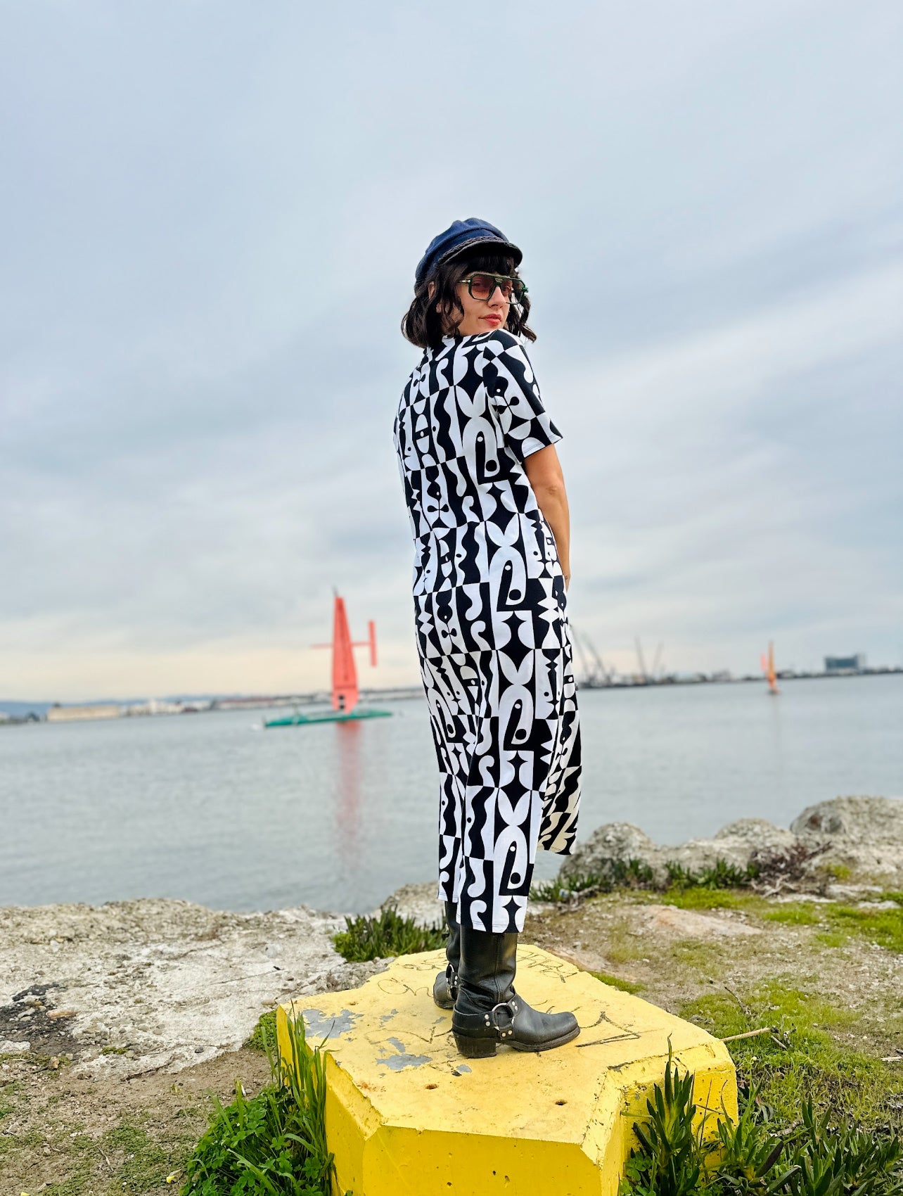 Jersey Maxi Dress Illusions