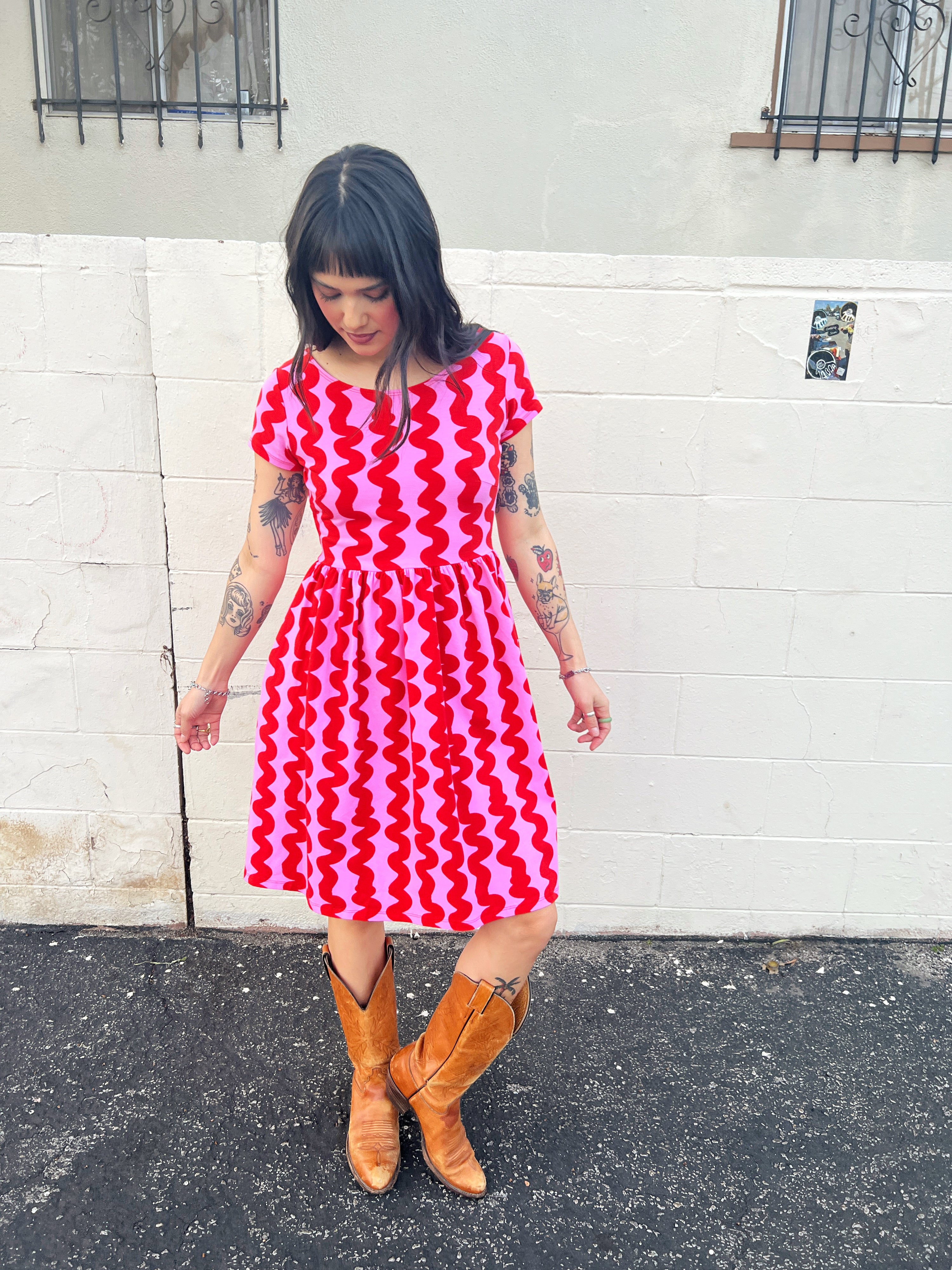 Lucy Dress Squiggle