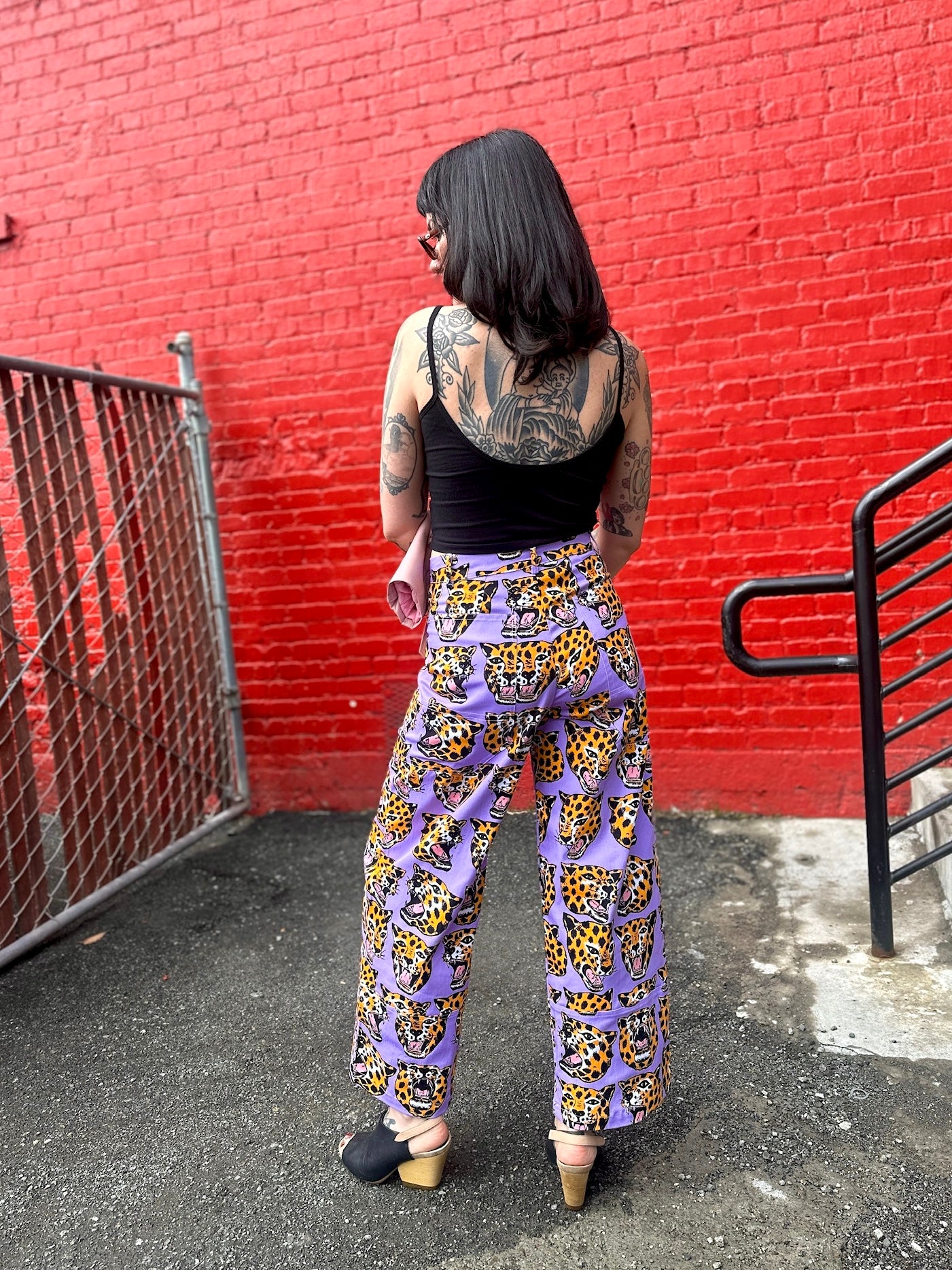 Skater Pant Cheetah Head