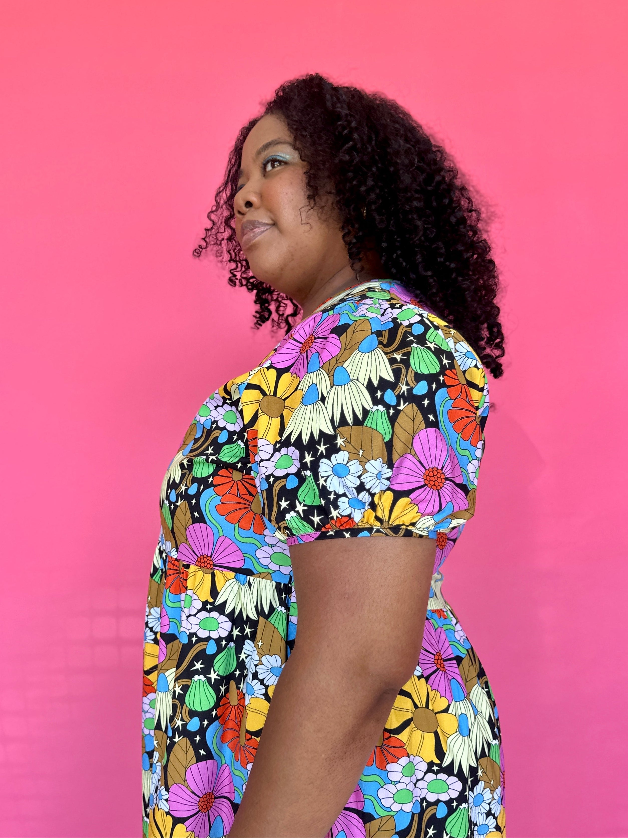 Inanna Dress Cosmic Floral