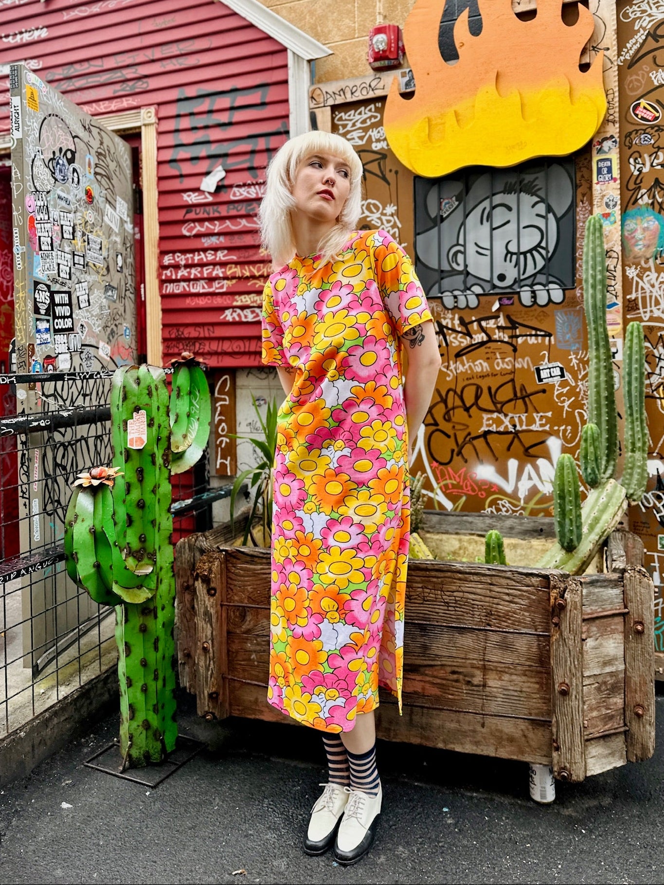 Jersey Maxi Dress Sunny Side Up