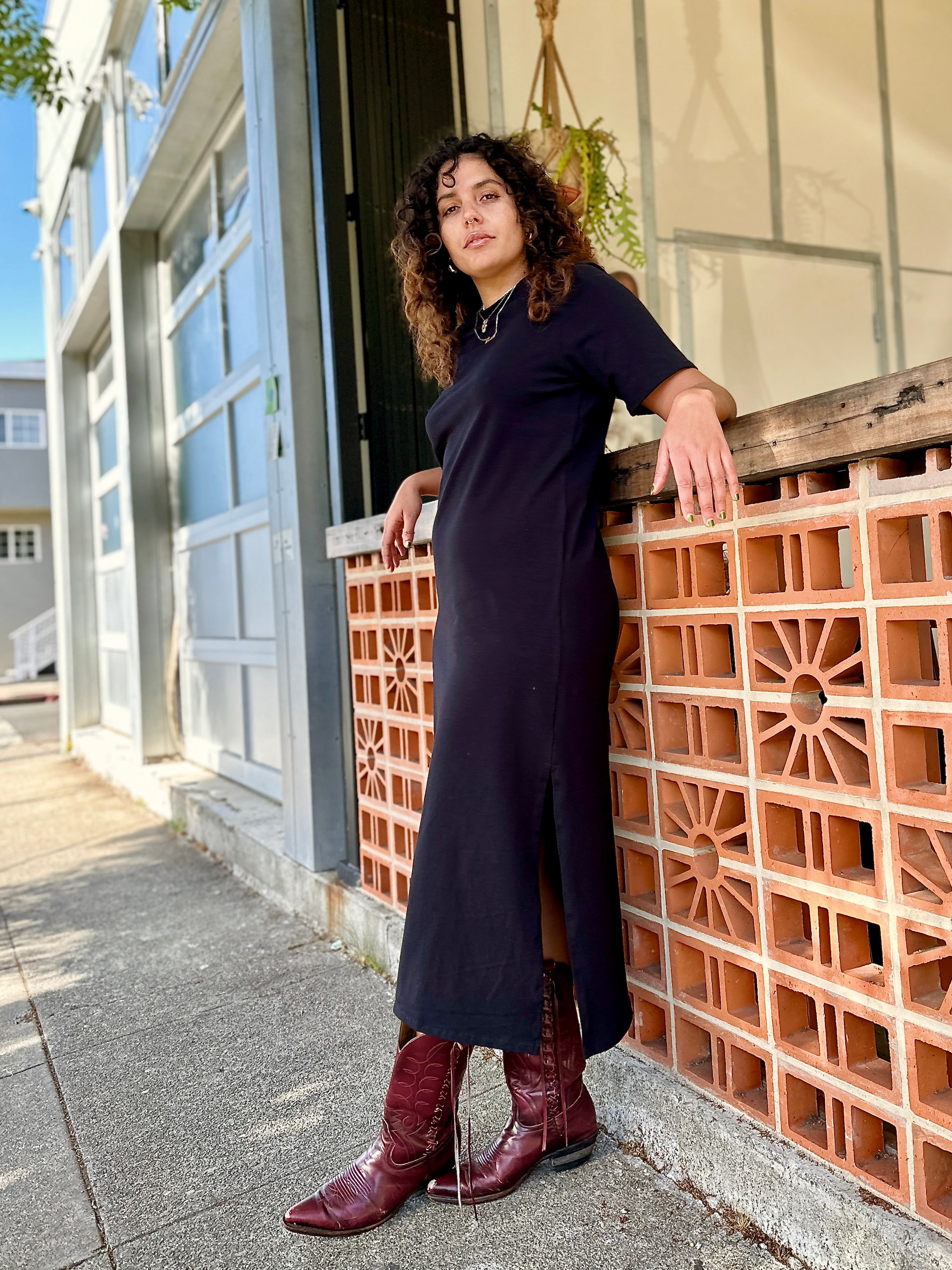 Jersey Maxi Dress Black XL / Solids Jersey Maxi Dress Black XL / Solids