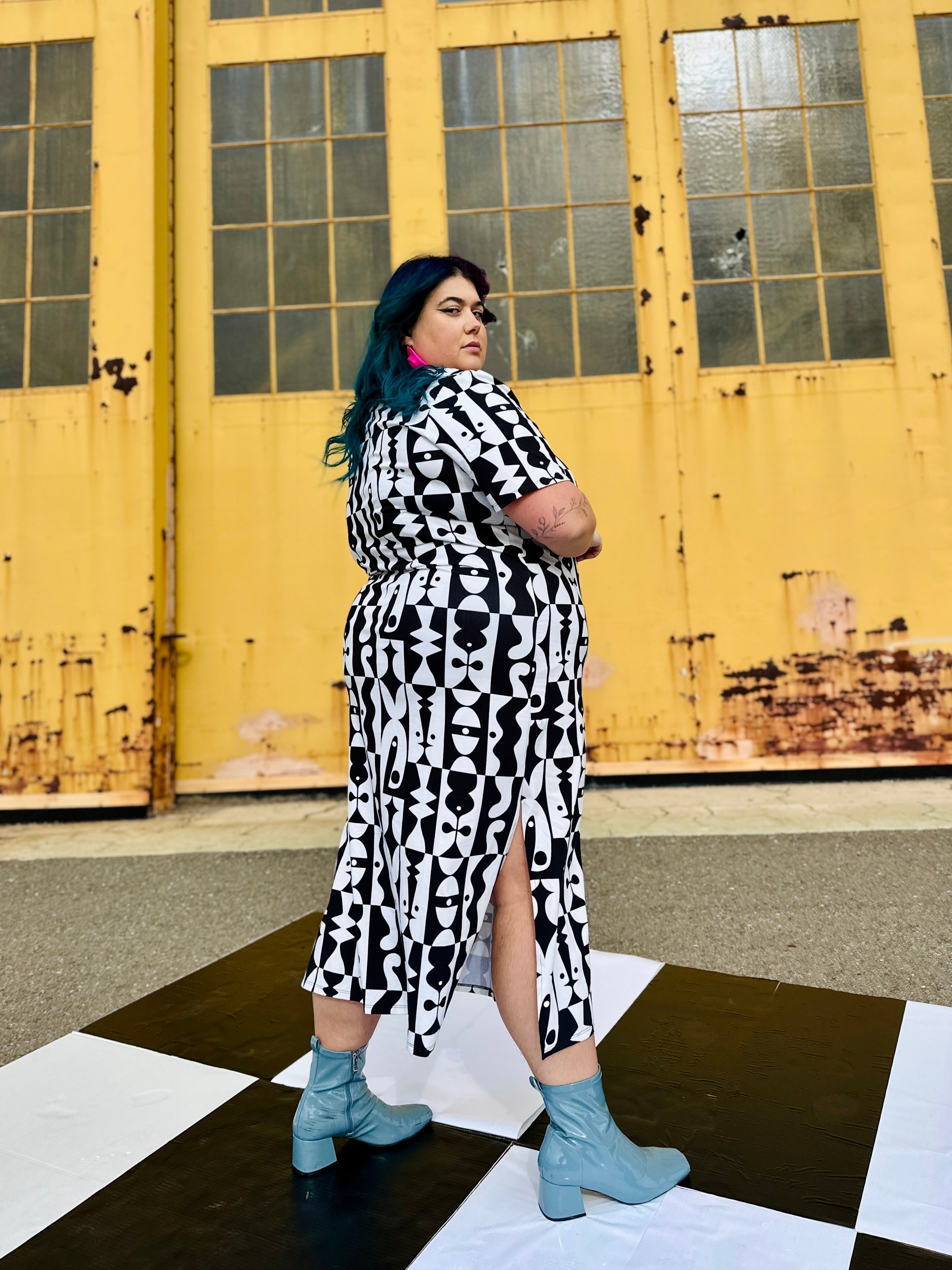 Jersey Maxi Dress Illusions