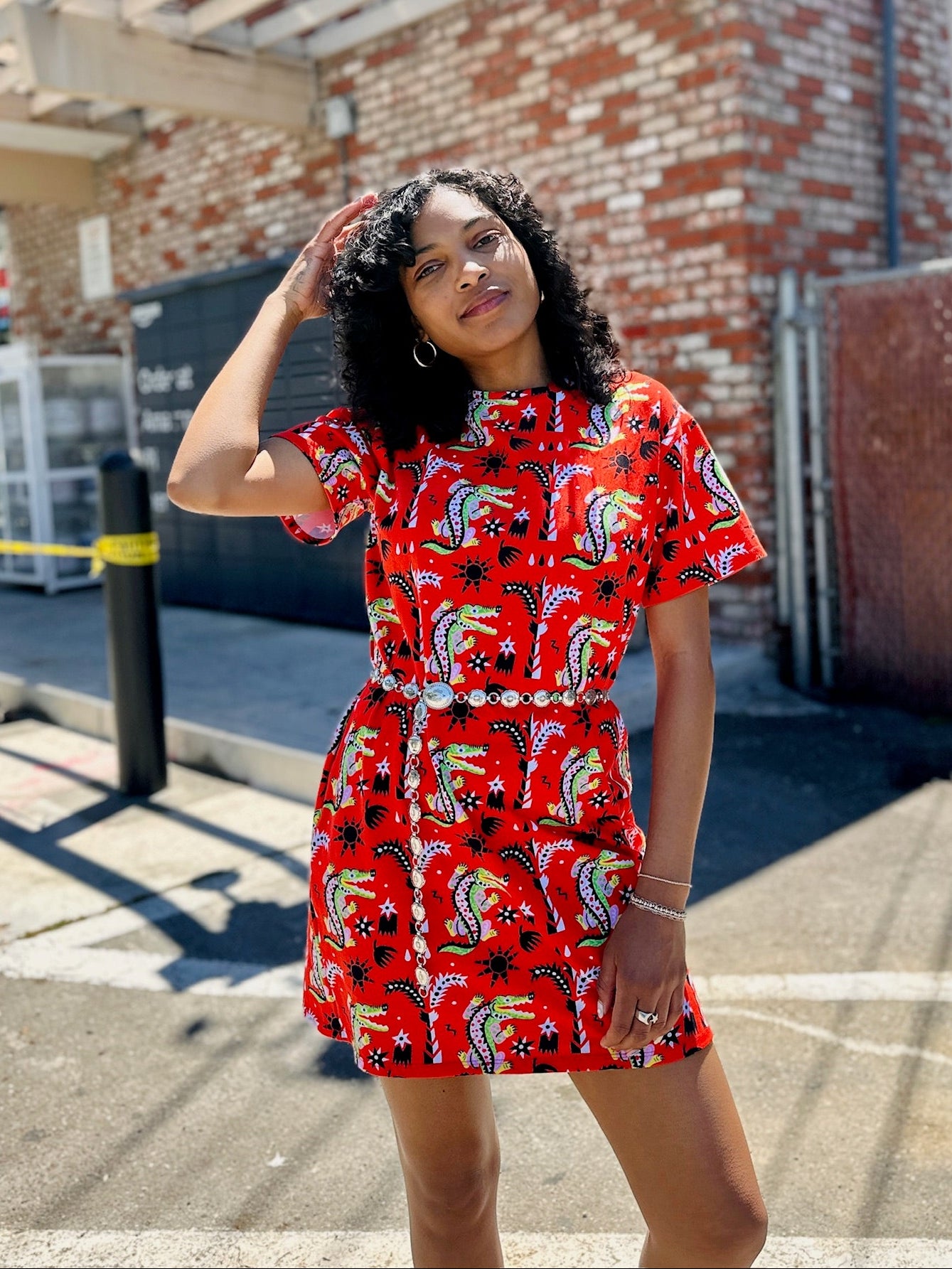 Tee Dress Crocodilo