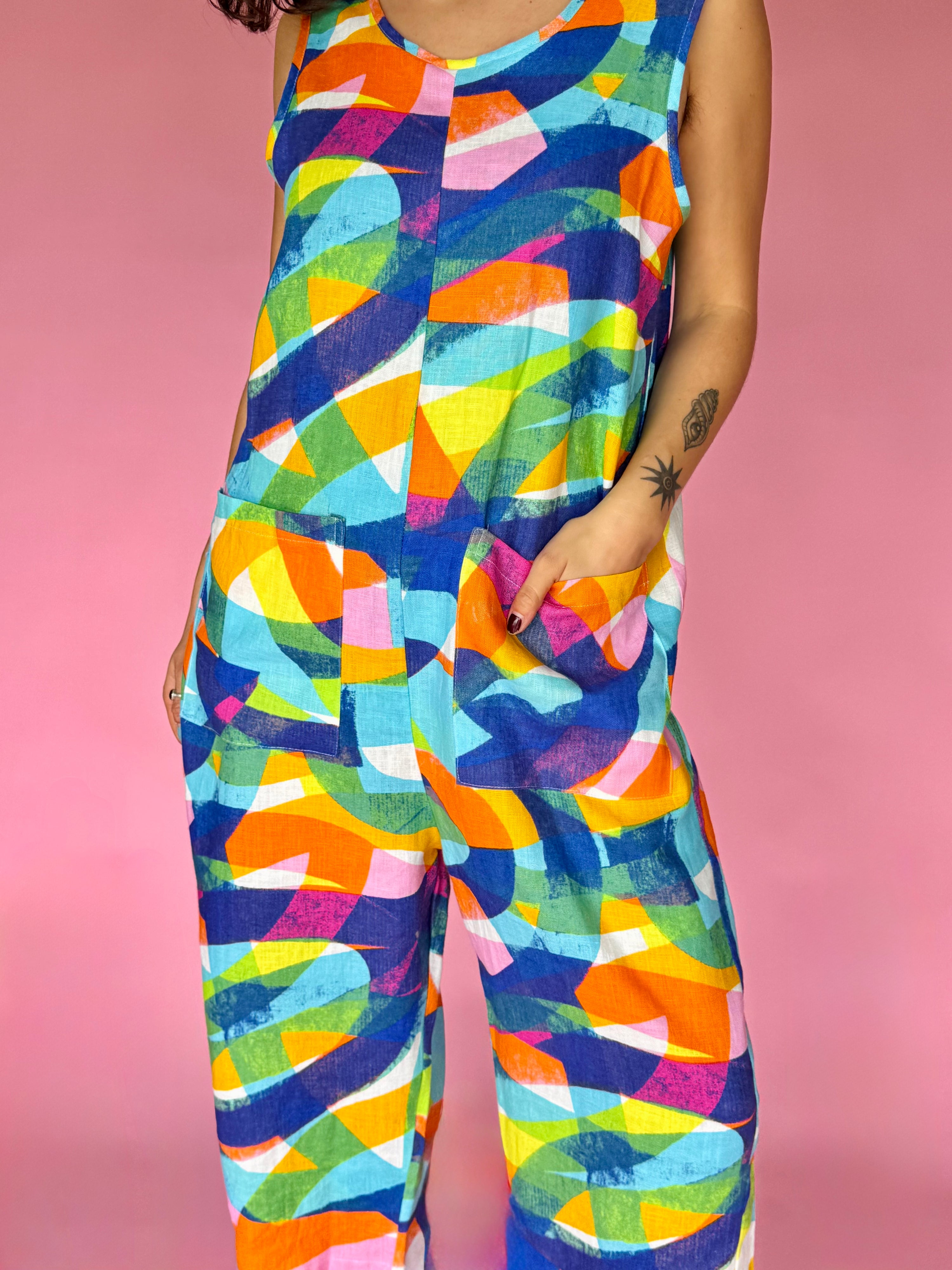 Linen Garden Suit Heatwave