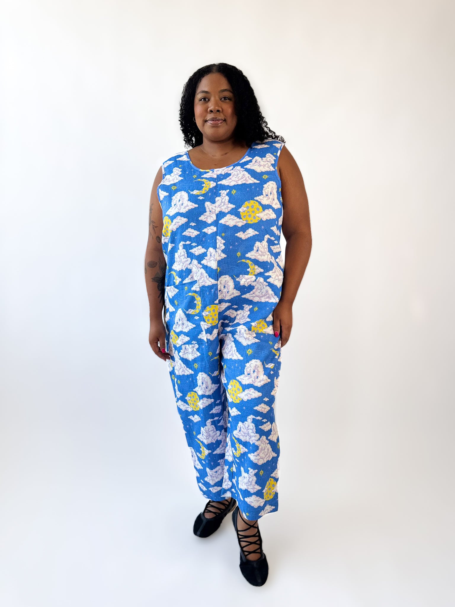 Linen Garden Suit Cloud People