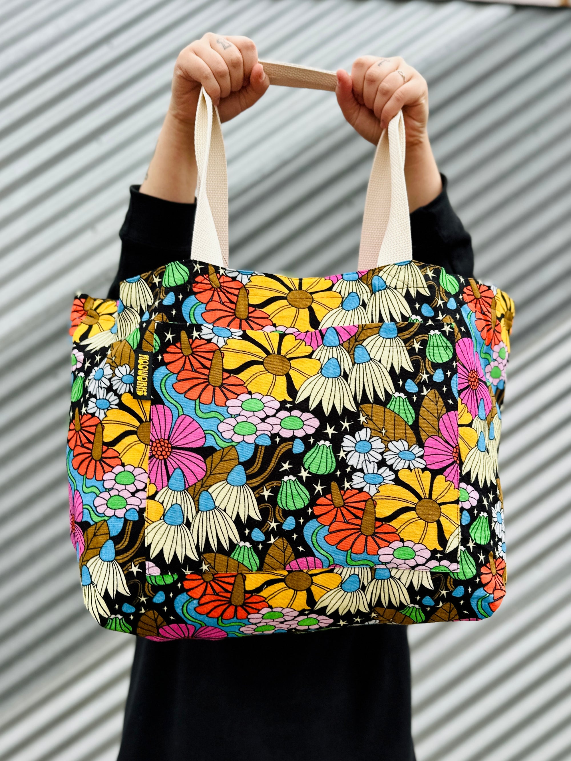 The Mega Tote Cosmic Floral