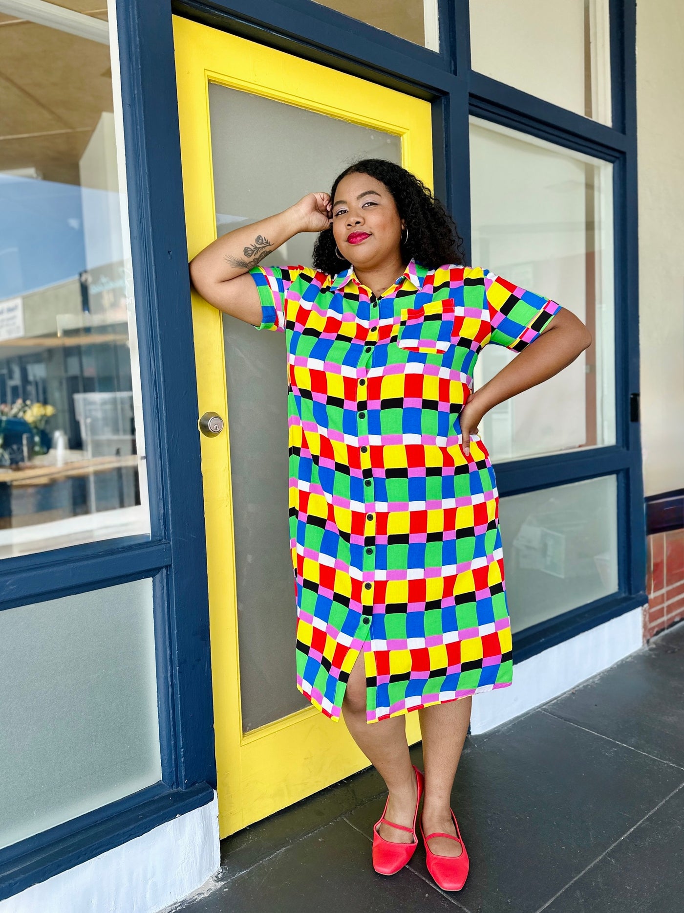 The River Dress Candy Weave