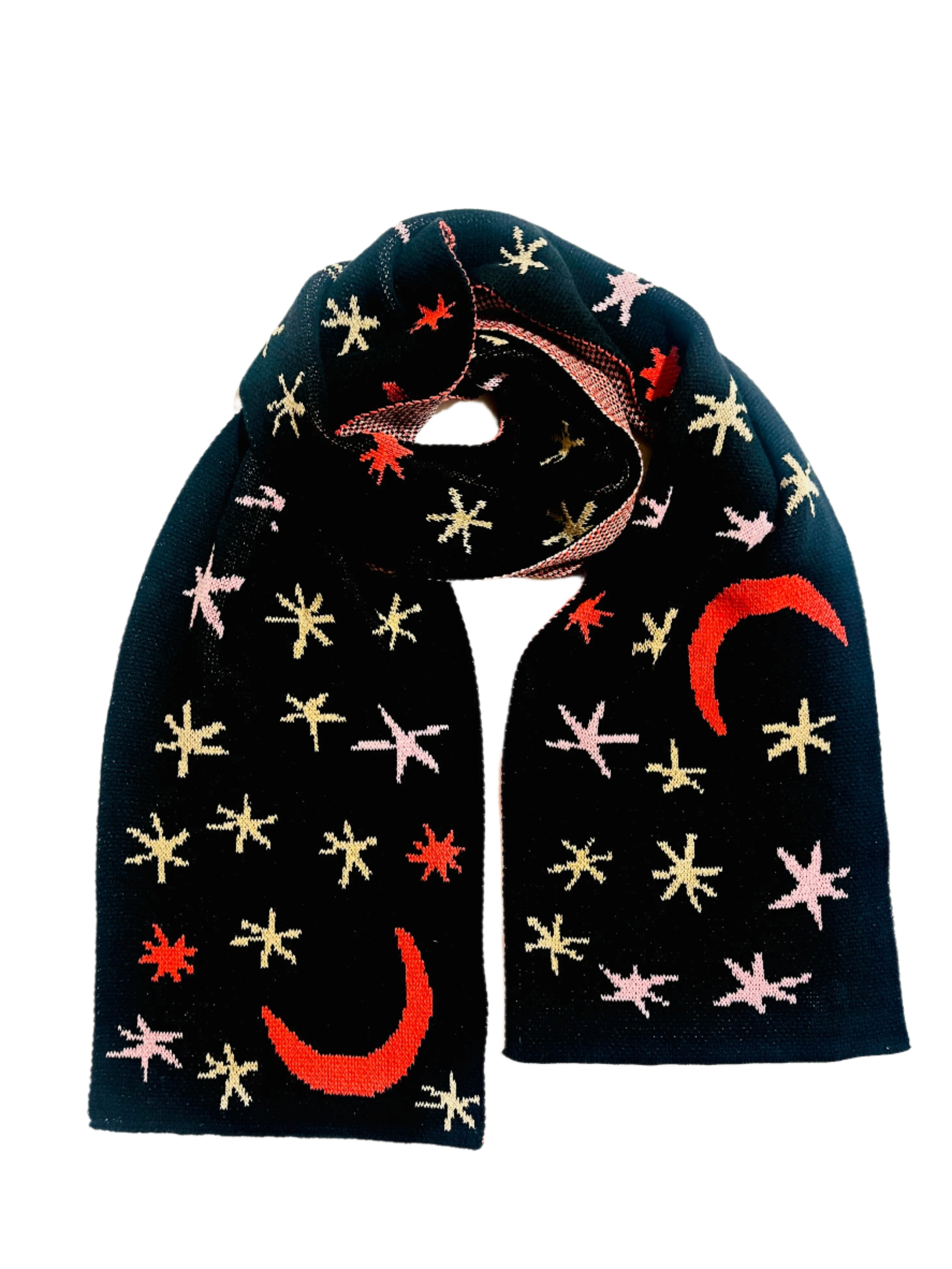 Knit Scarf Stars