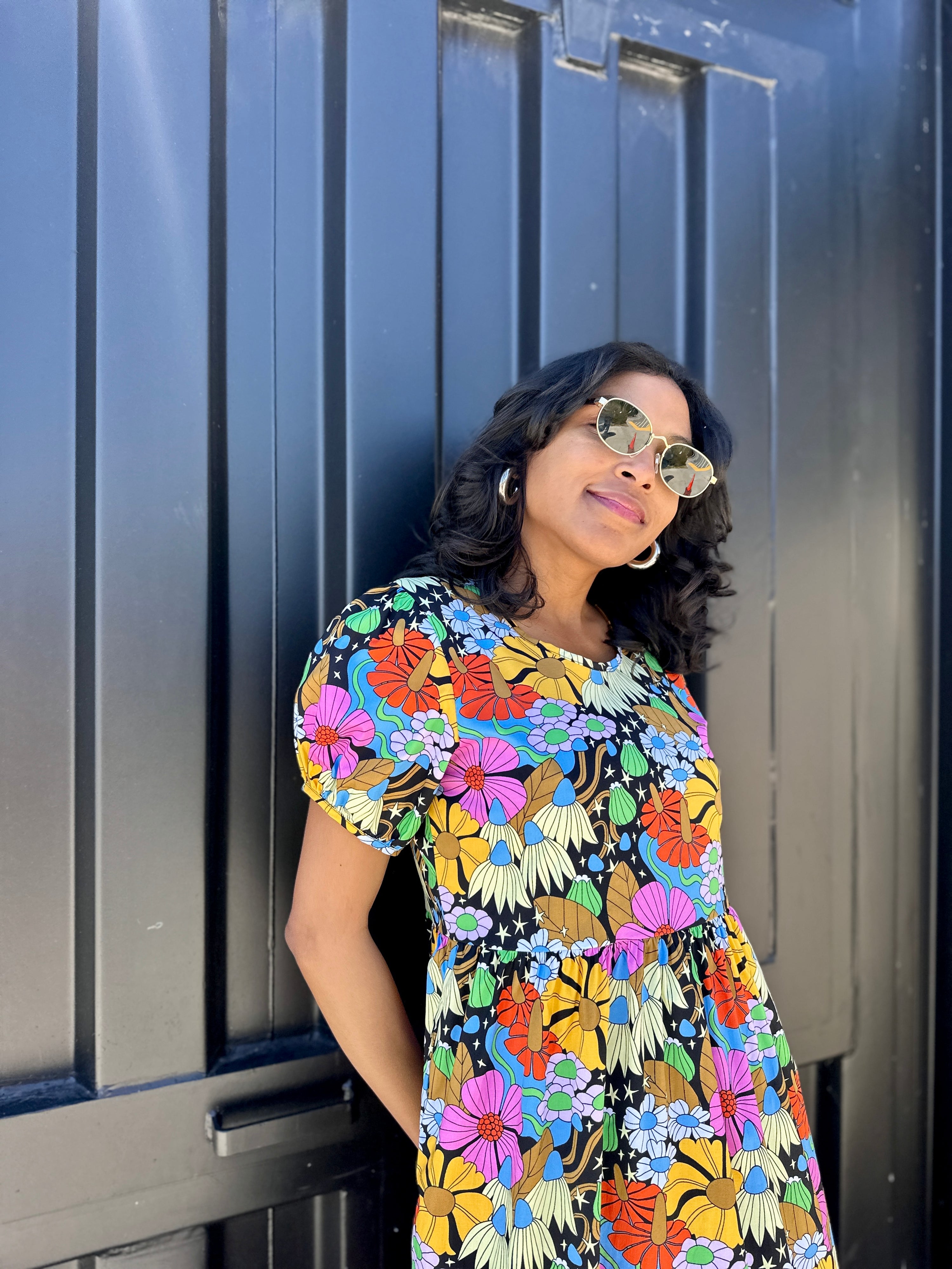 Inanna Dress Cosmic Floral