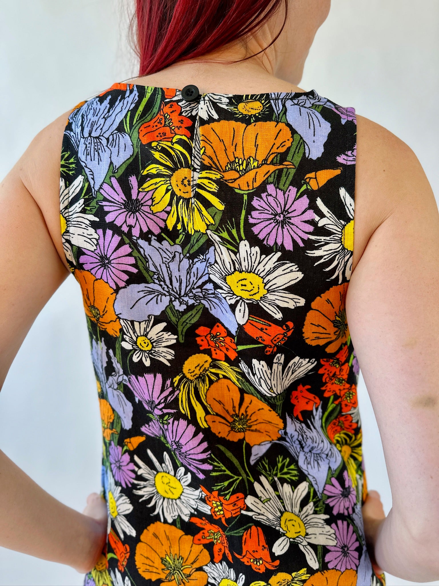 Linen Romy Dress Wildflowers