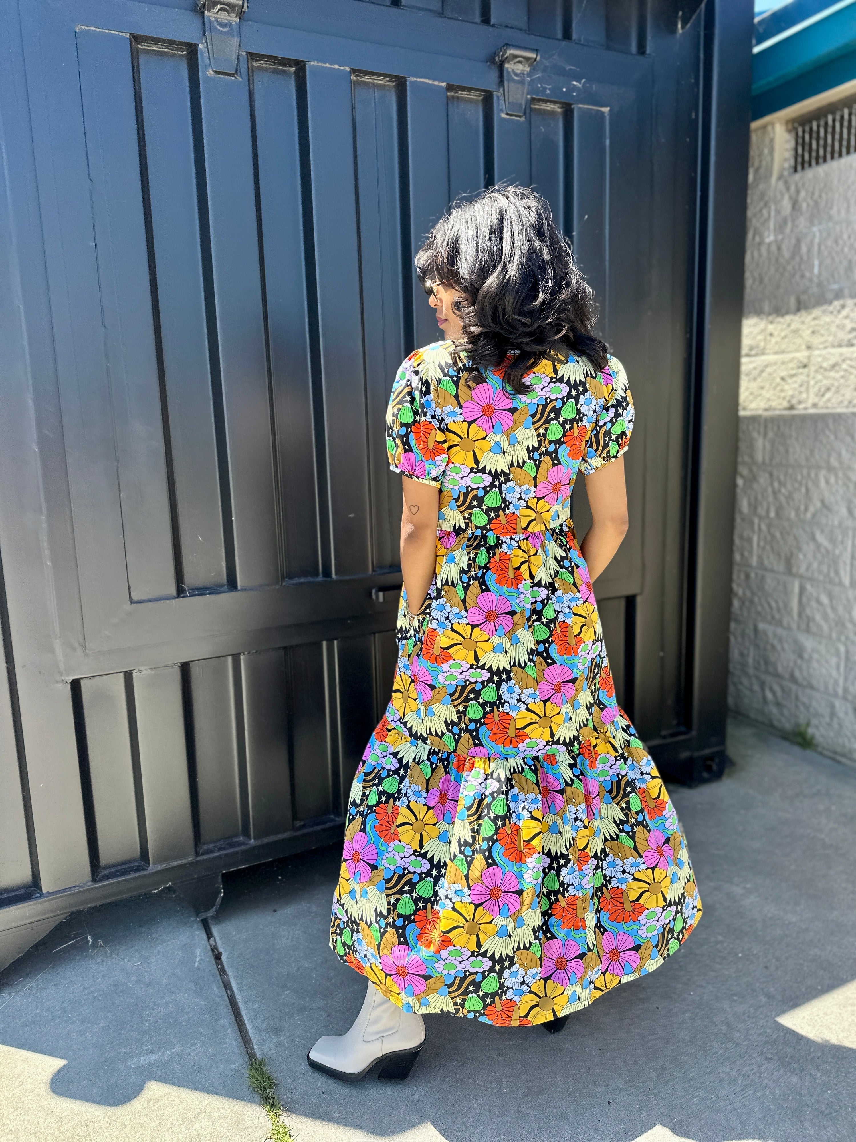 Inanna Dress Cosmic Floral