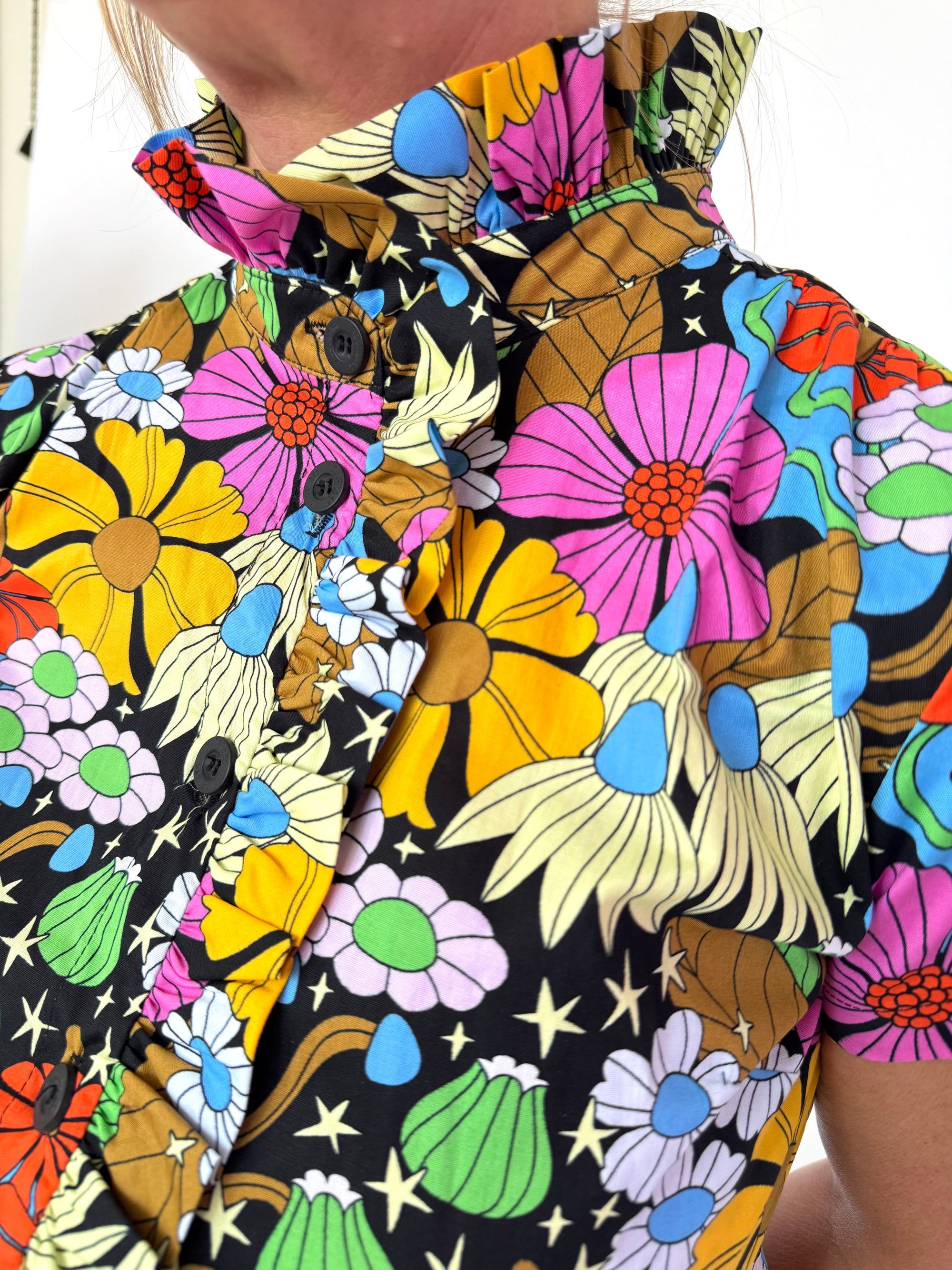 Francesca Top Cosmic Floral