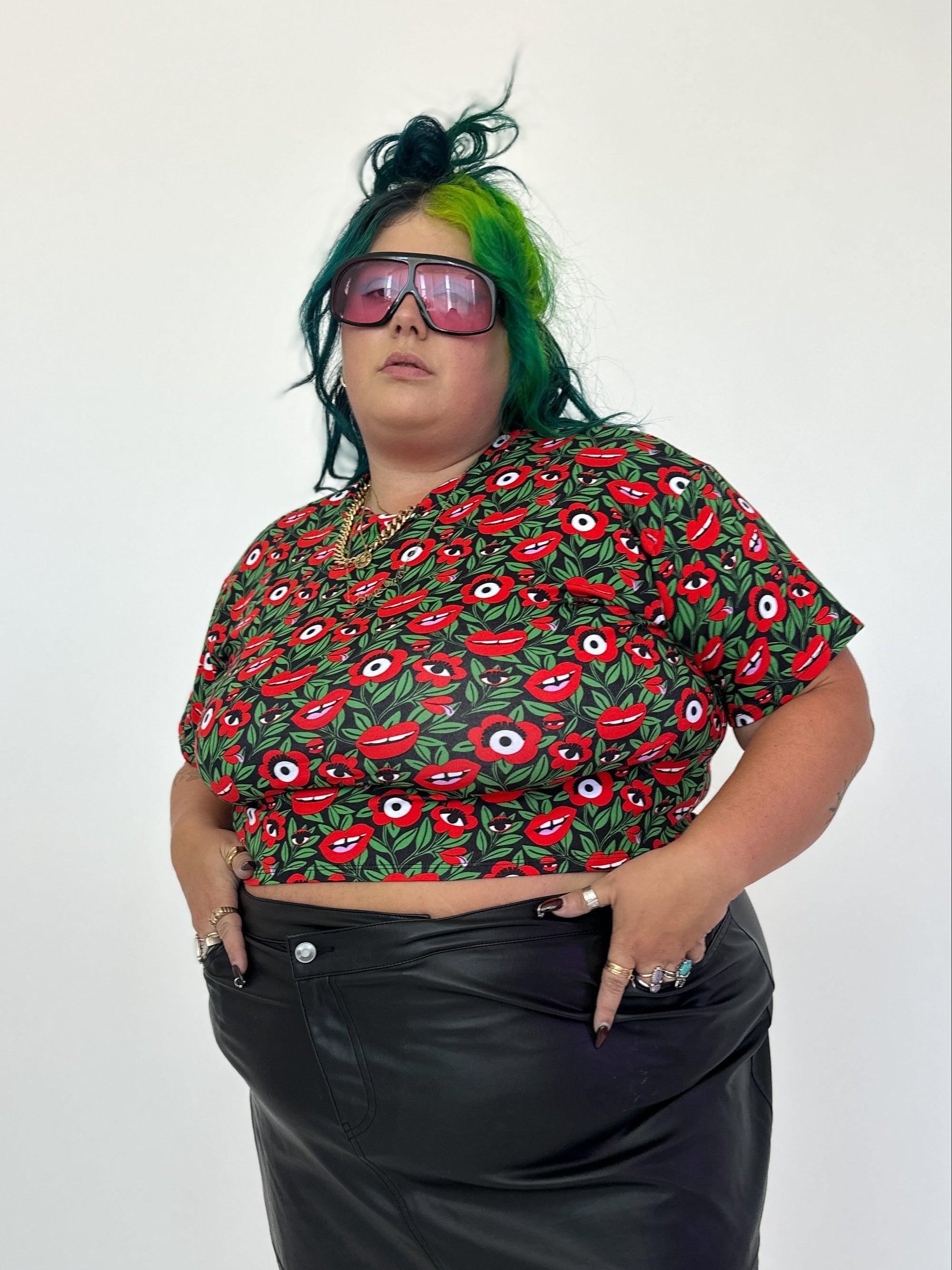 Crop Top Poison Ivy