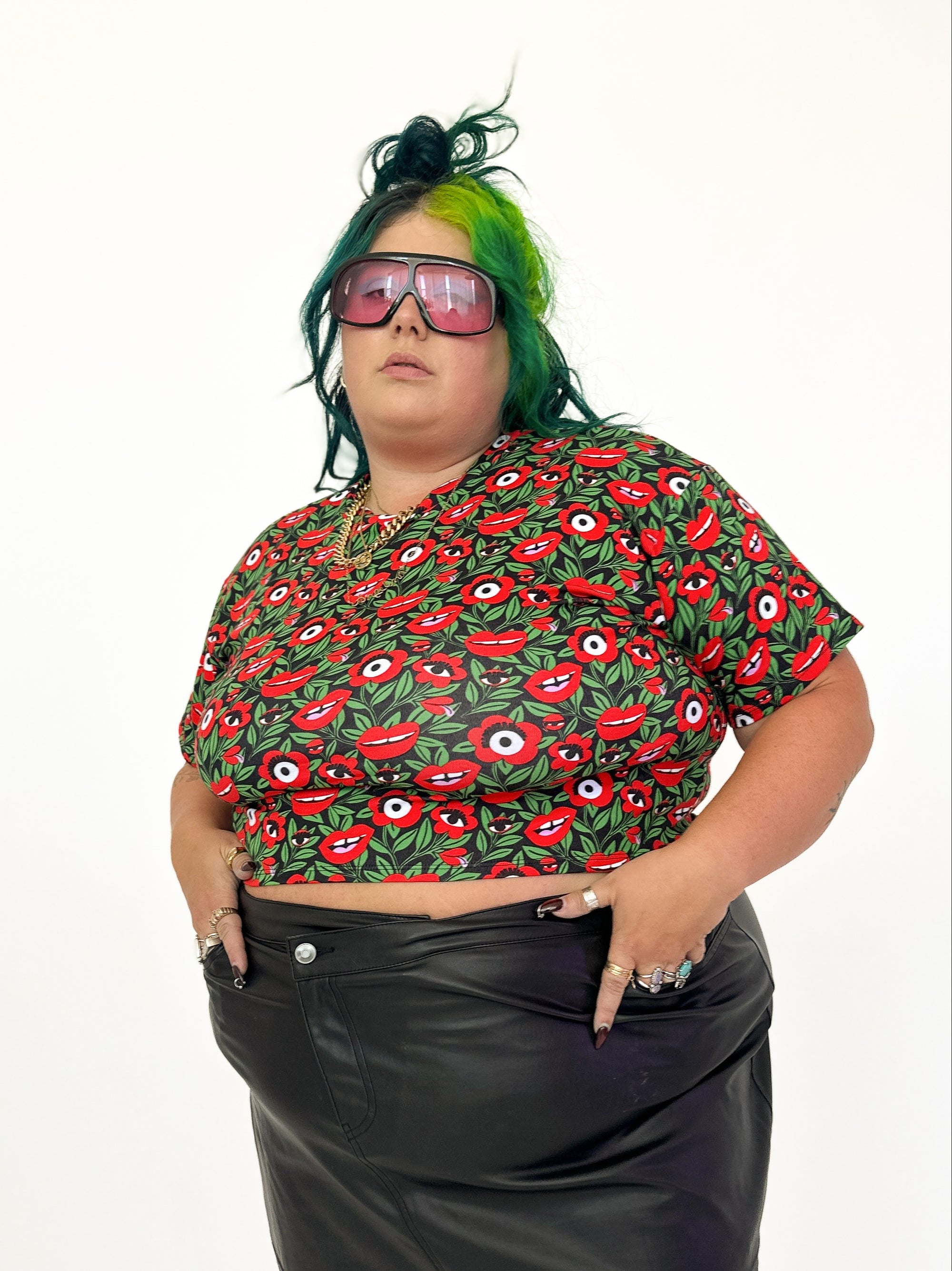 Crop Top Poison Ivy