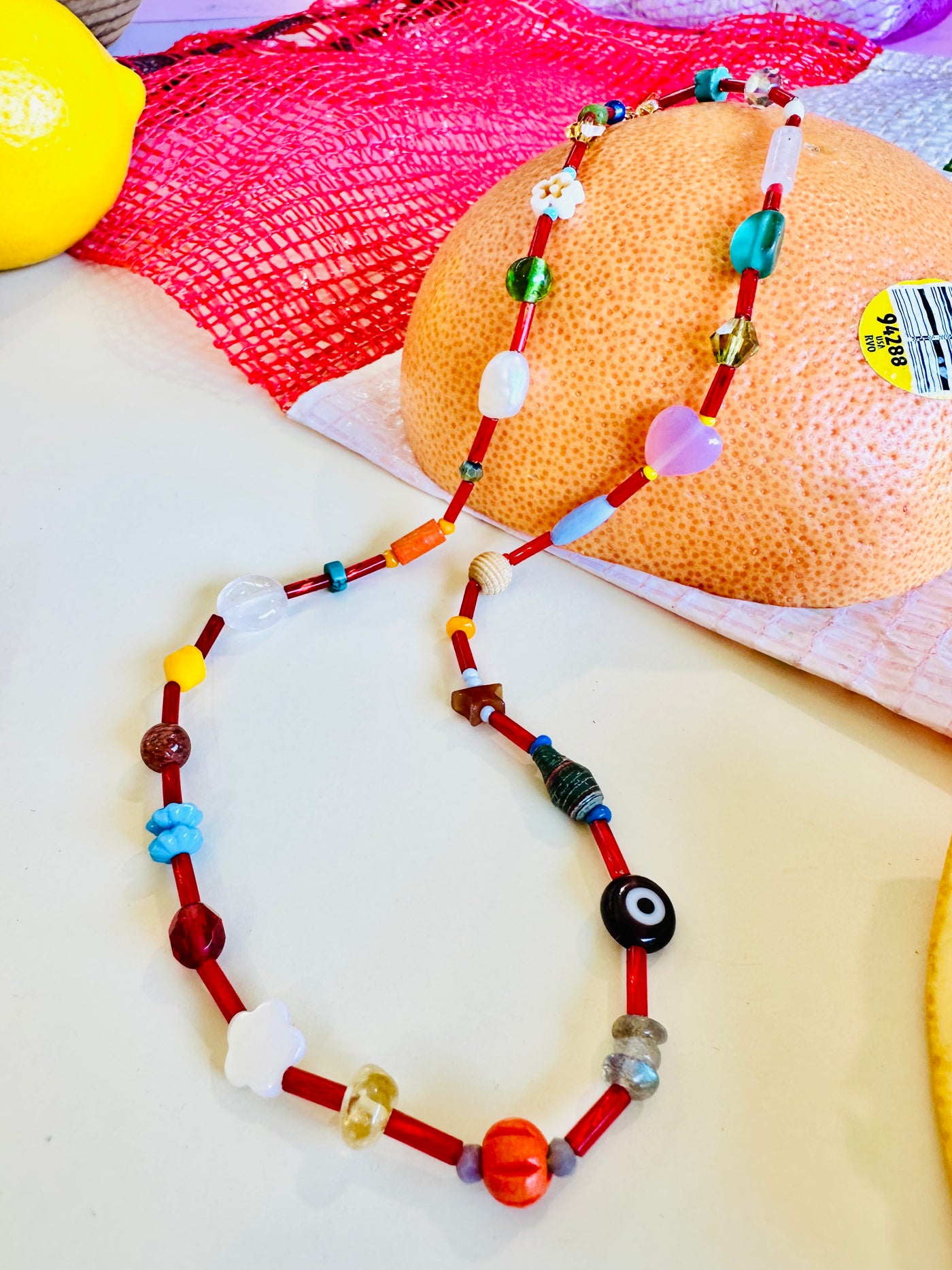 Jambalaya Necklace - Red
