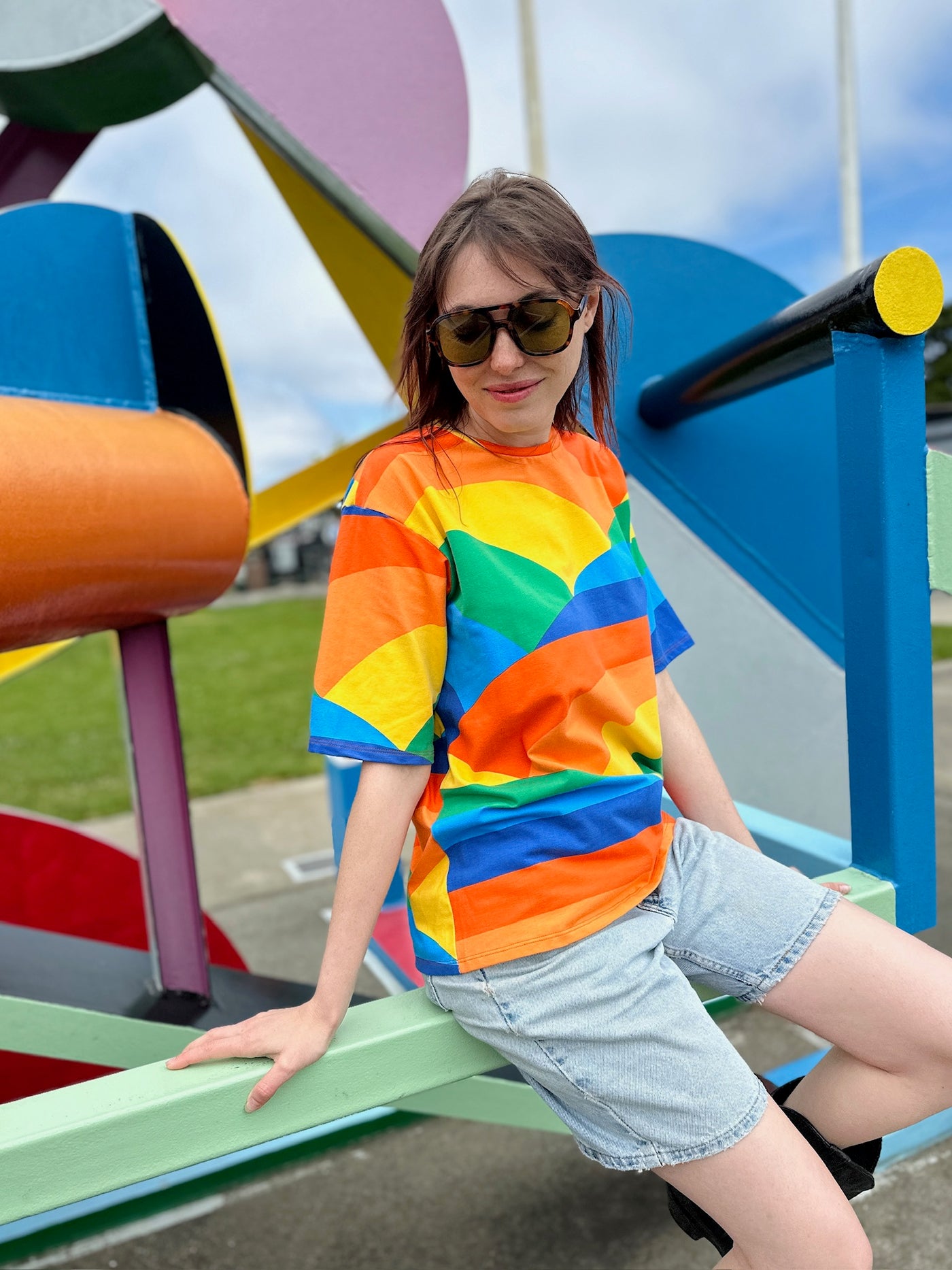 Oversized Tee Sunset Valley