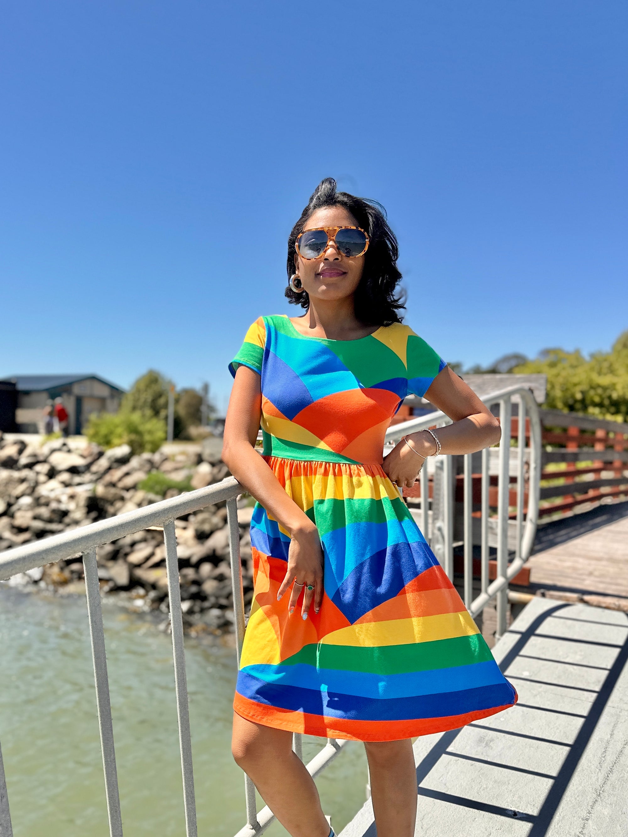 Lucy Dress Sunset Valley