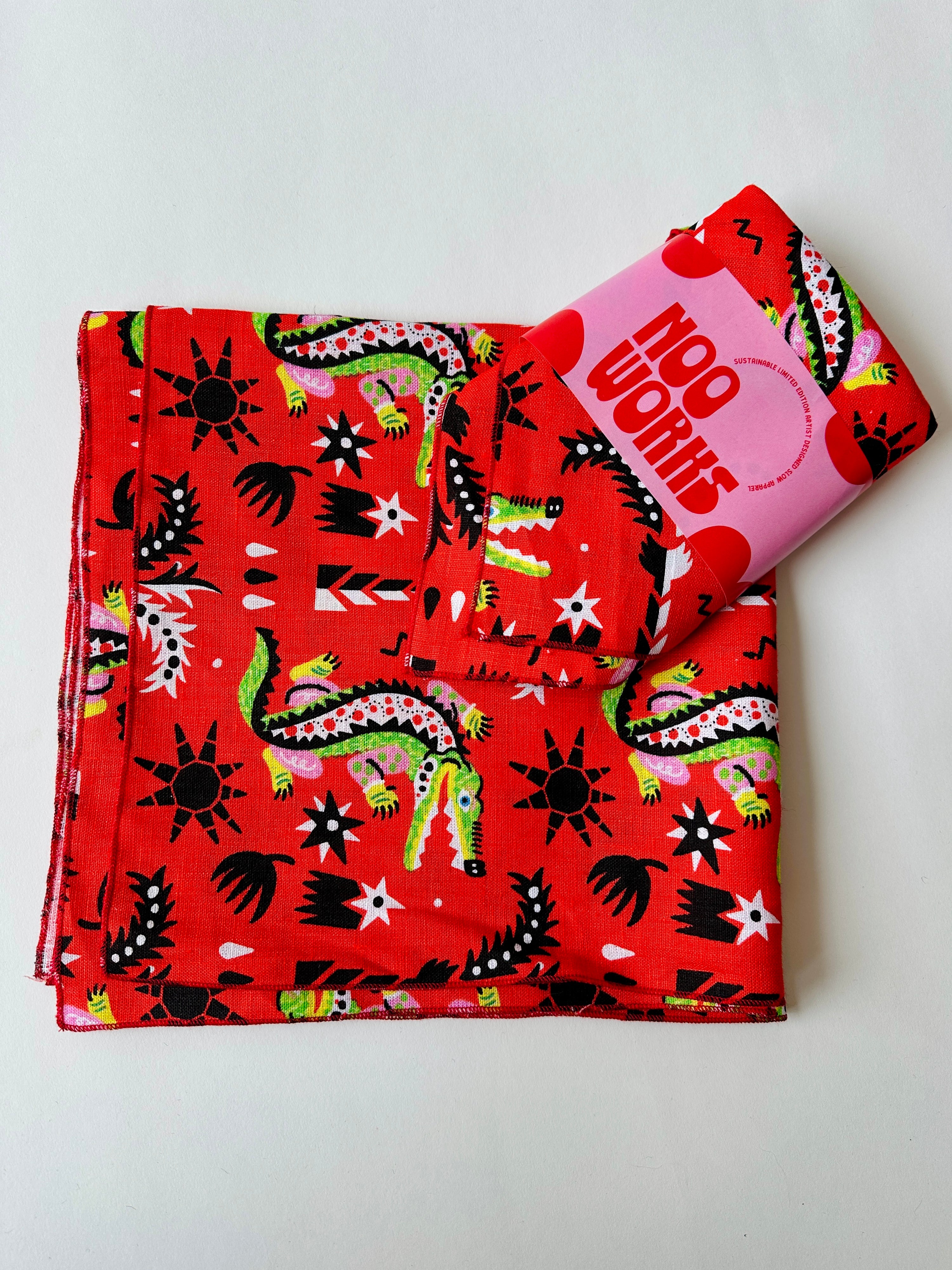 Linen Everything Cloth Set *Crocodilo*