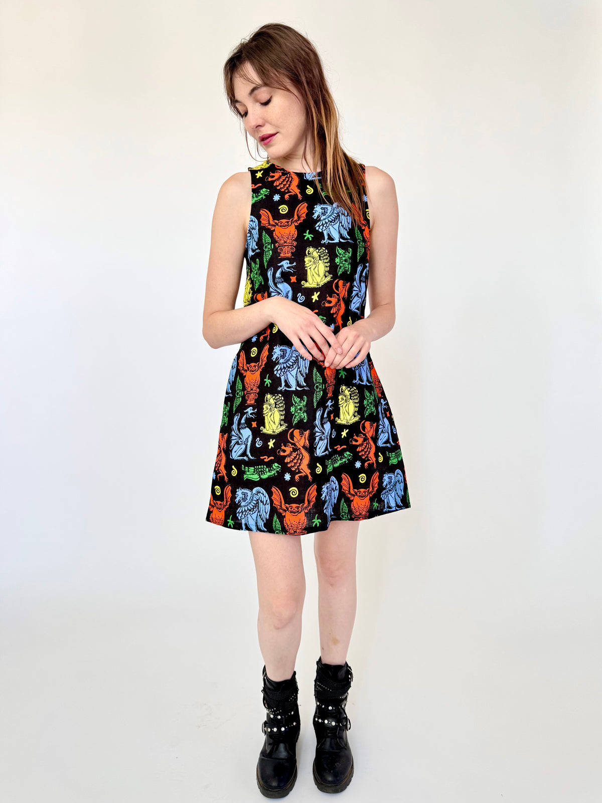 Linen Romy Dress Gargoyles