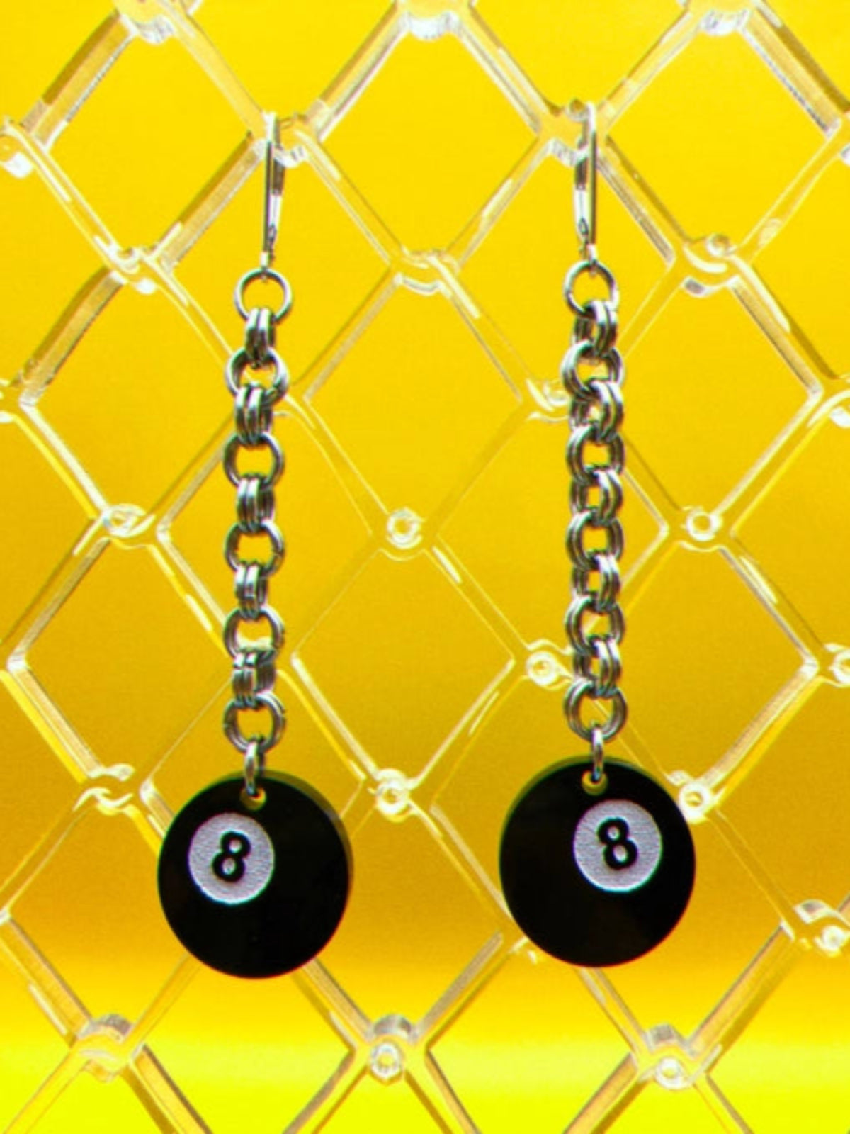 Mini Eight Ball Earrings